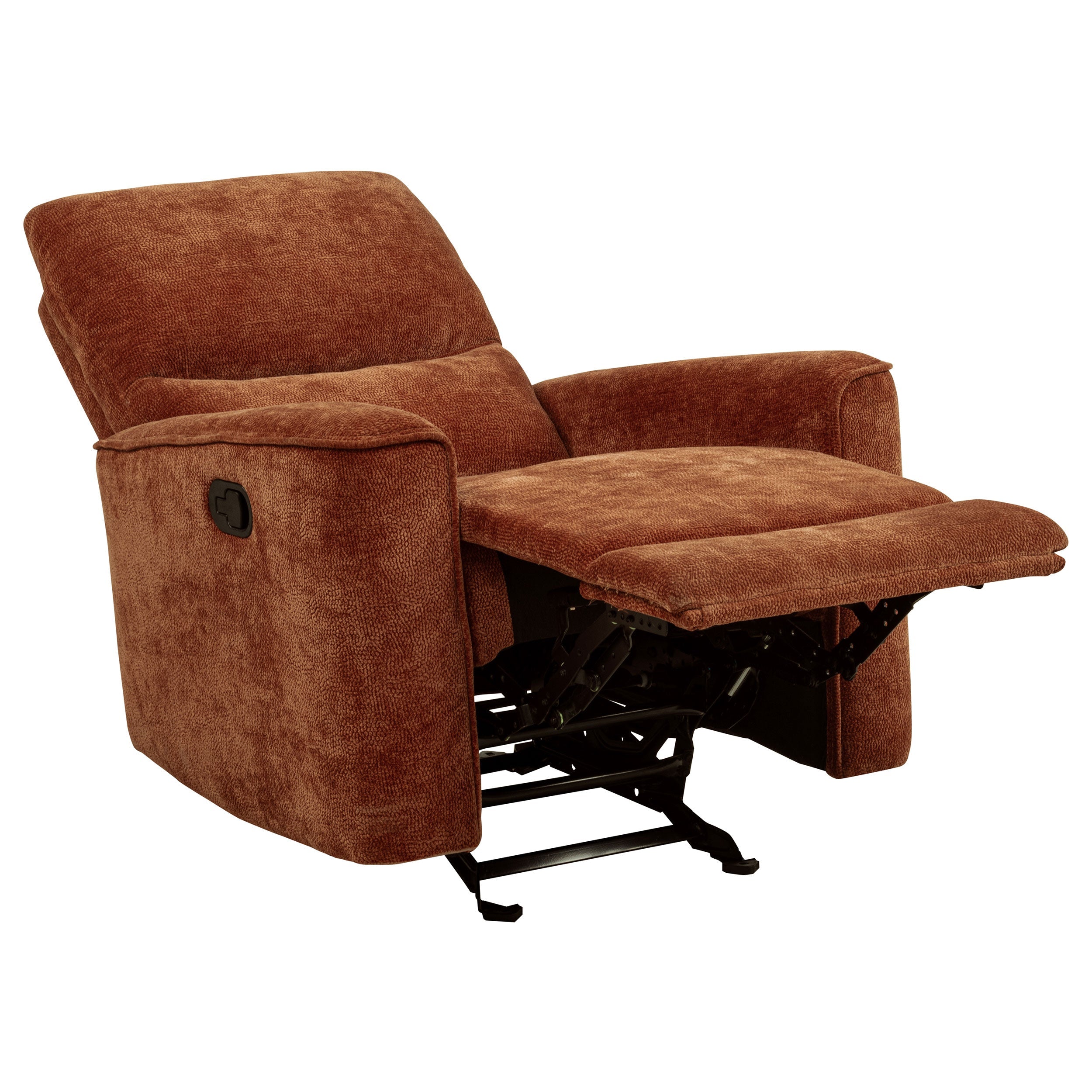 Navarro Glider Recliner - Burnt Orange