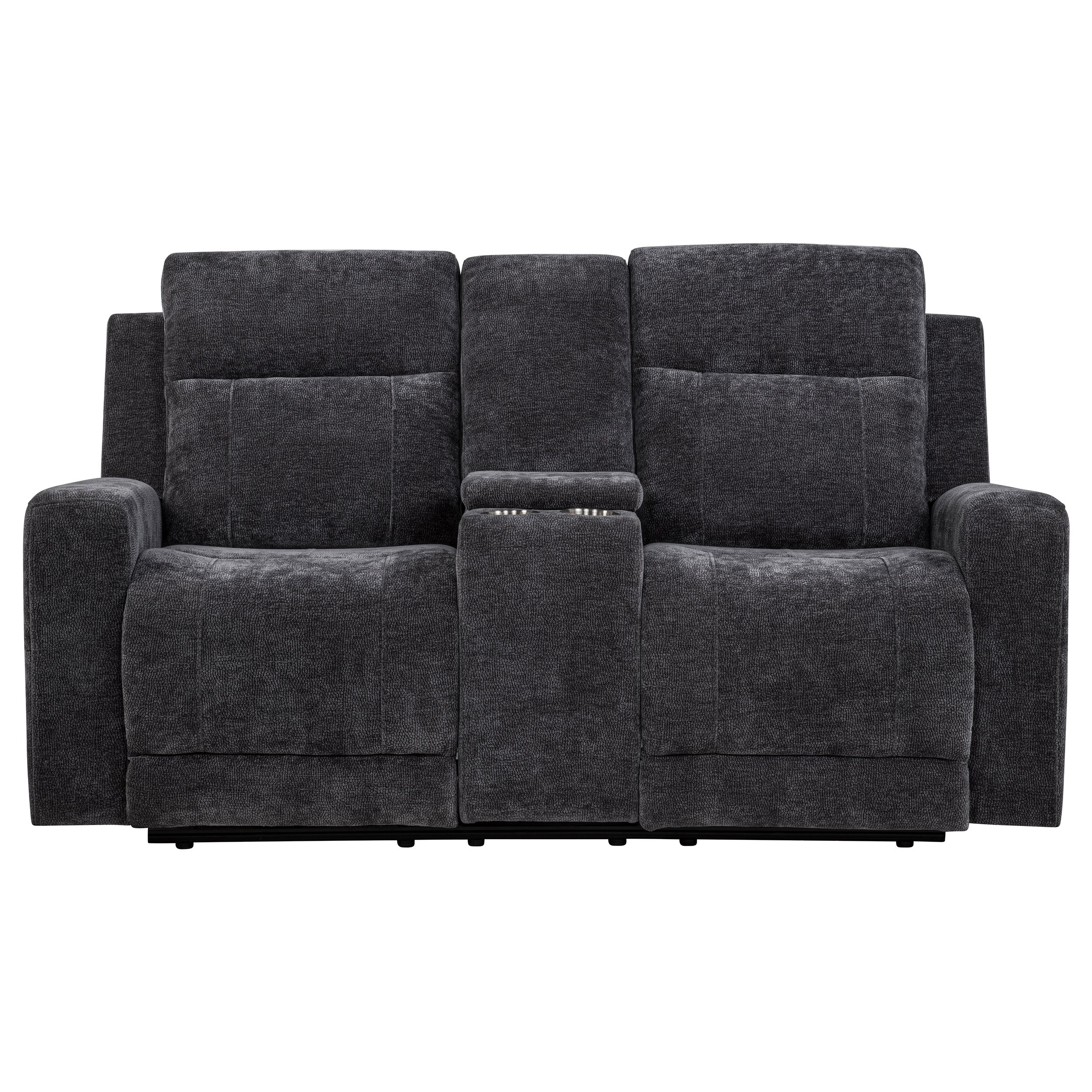Kennett Power Reclining Loveseat - Dark Grey
