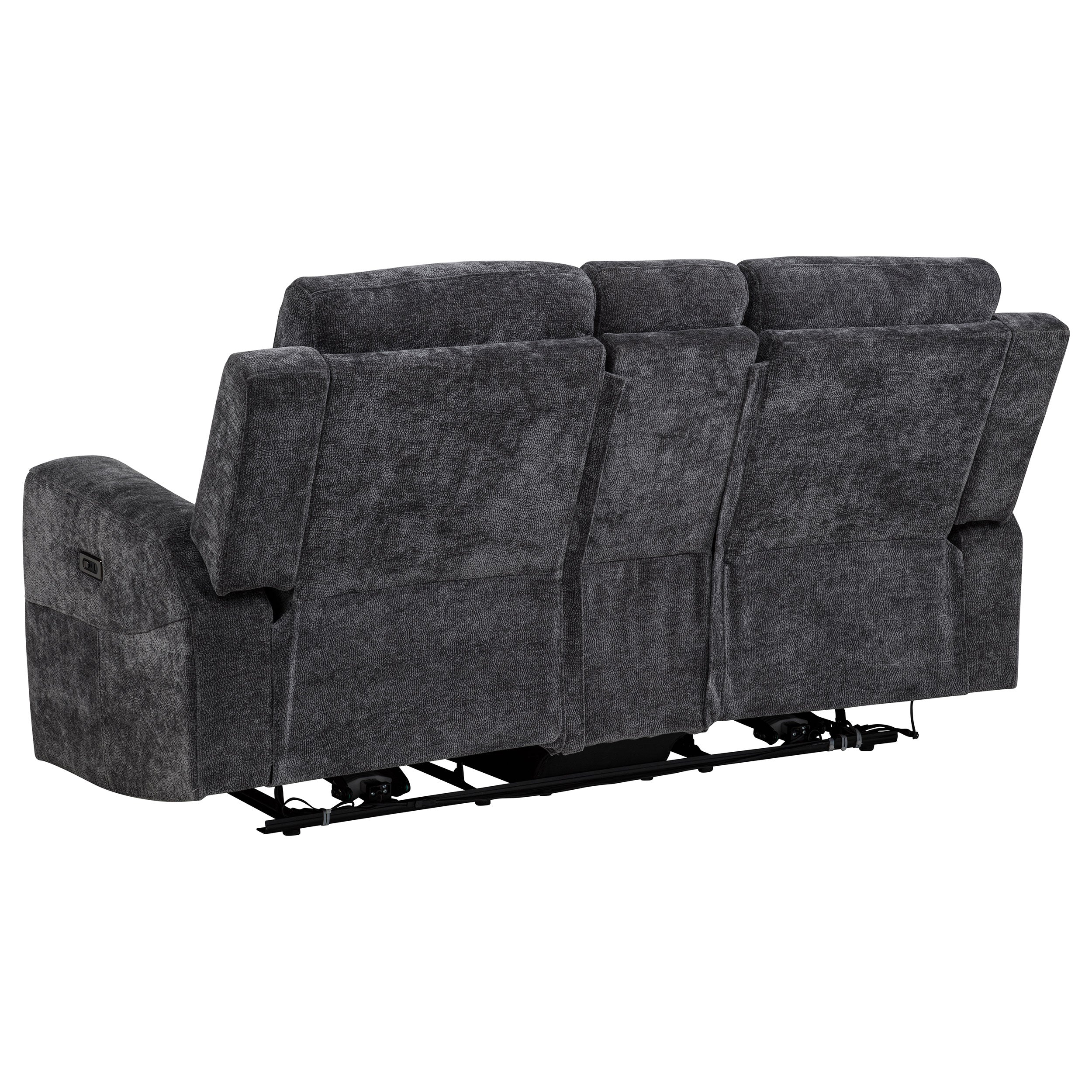 Kennett Power Reclining Loveseat - Dark Grey