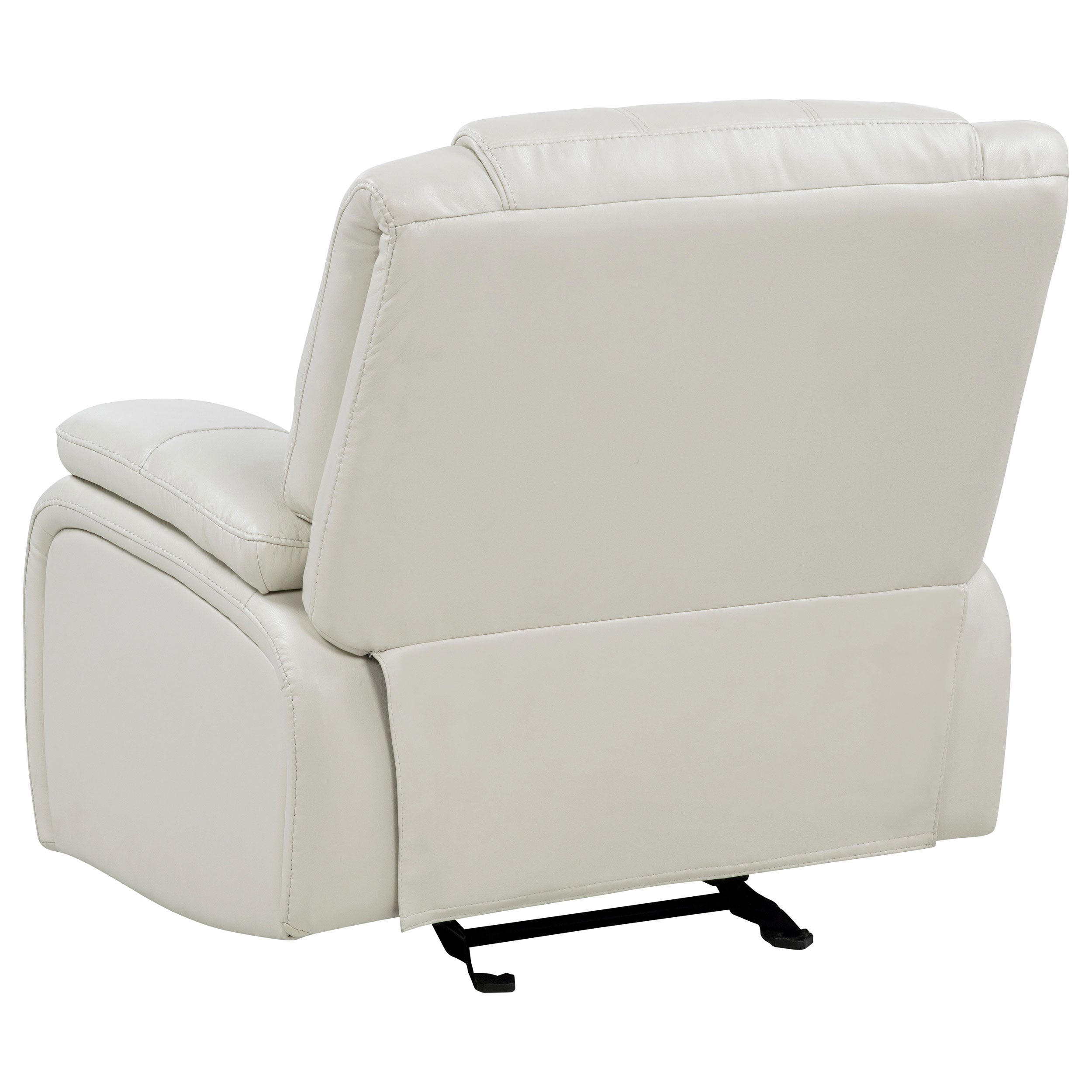 Camila 3-piece Upholstered Reclining Sofa Set White