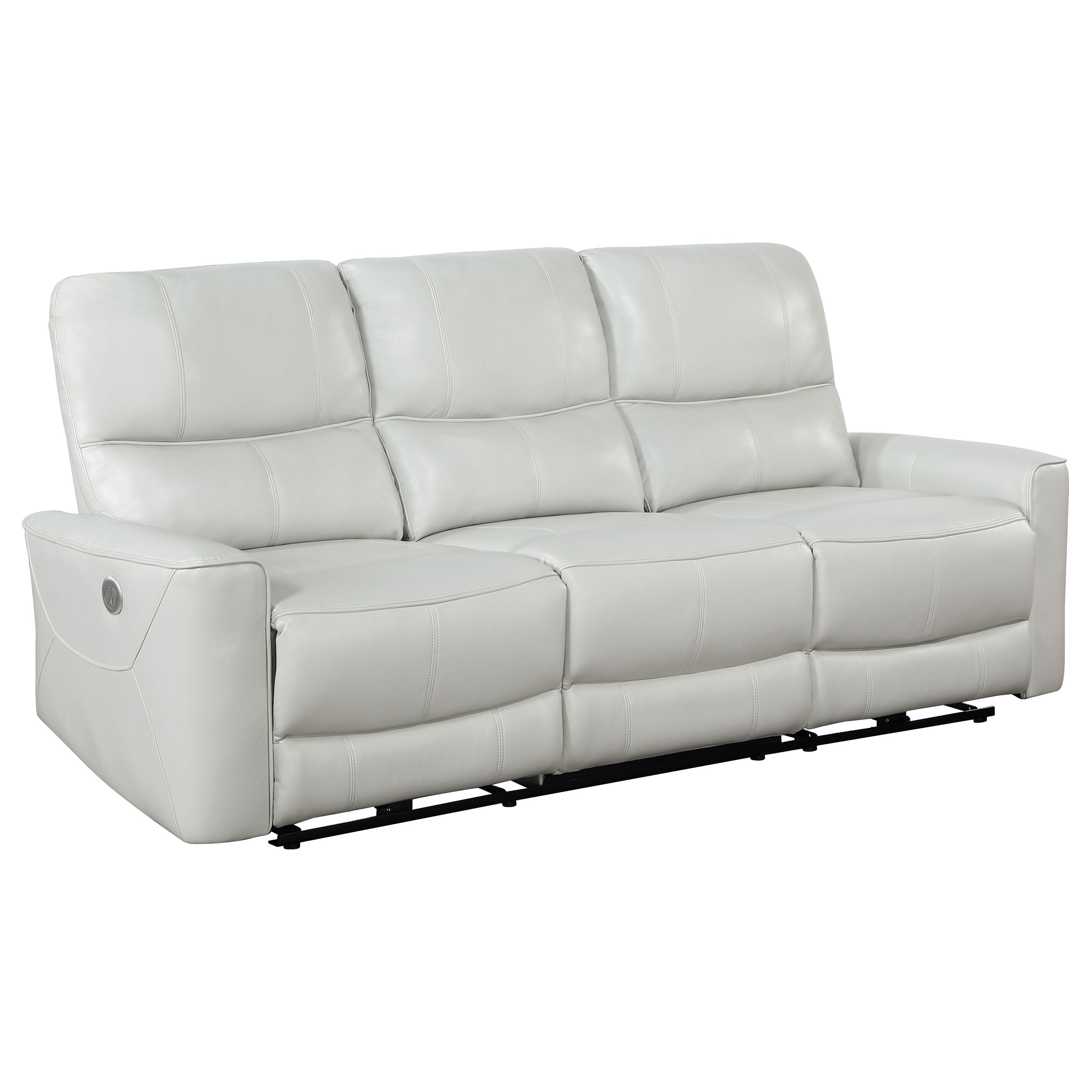 Greenfield Power Reclining Sofa Set - 3 Piece - Dove Grey