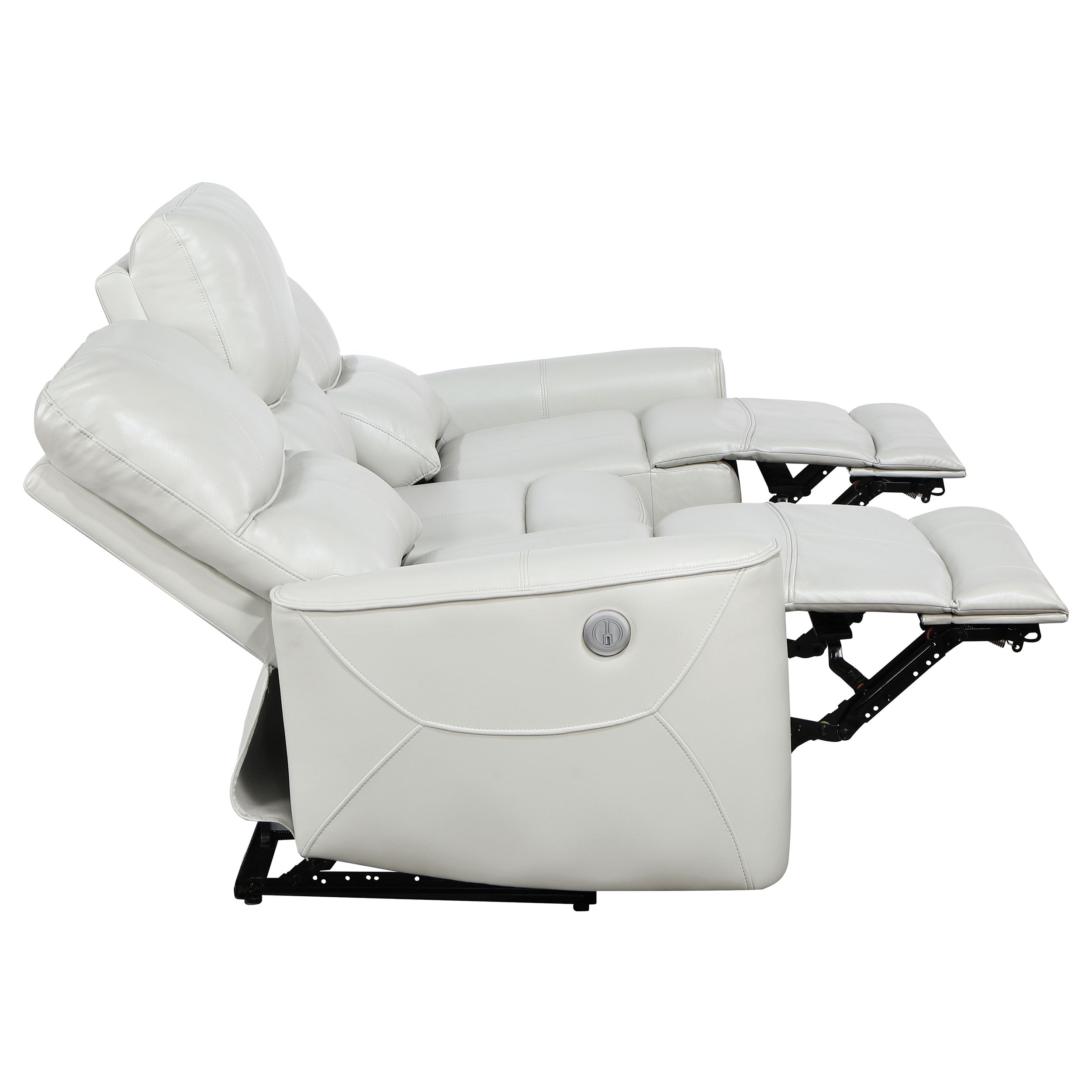 Greenfield Power Reclining Sofa Set - 3 Piece - Dove Grey