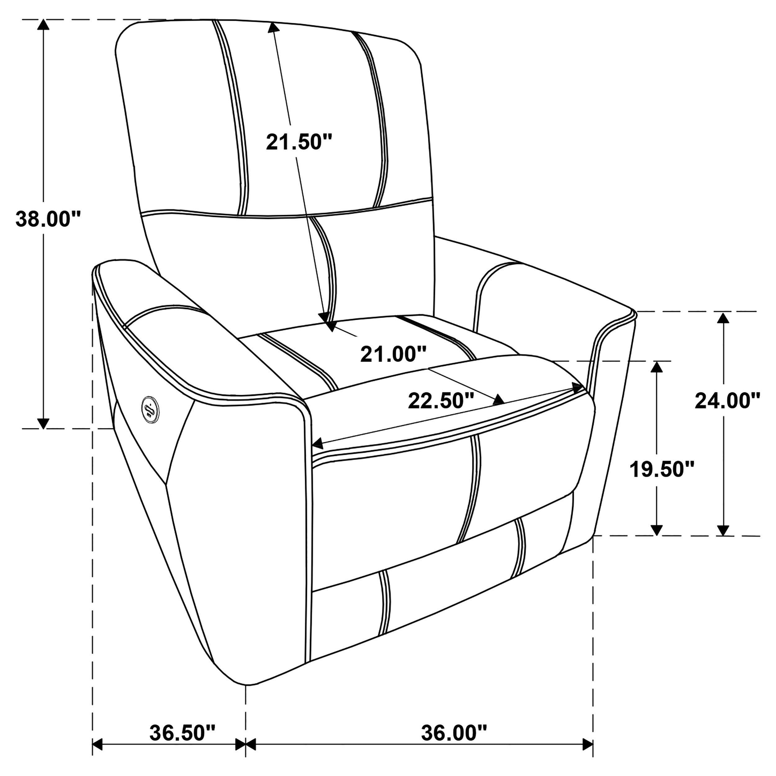 Greenfield Power Reclining Sofa Set - 3 Piece - Dove Grey