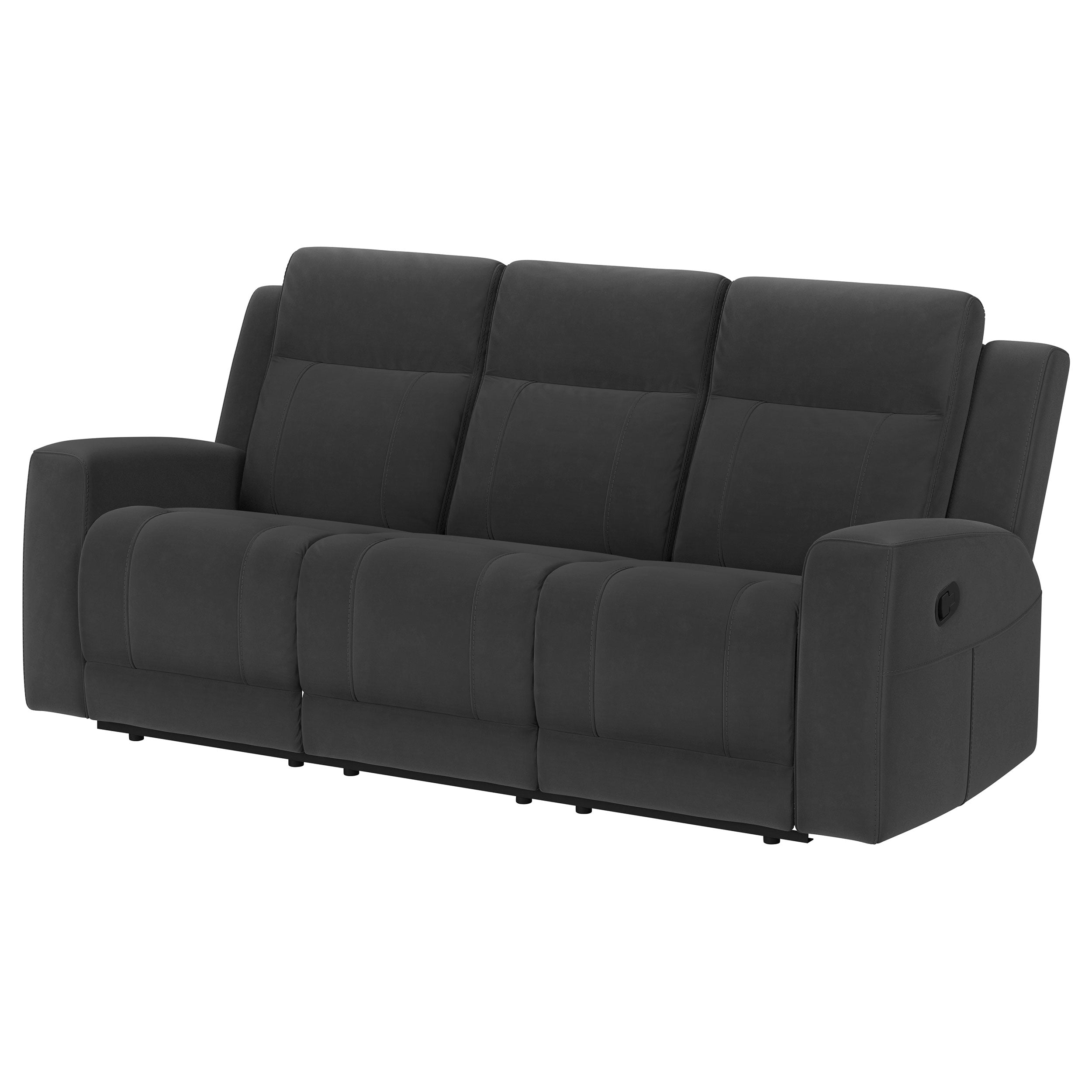 Brentwood Reclining Sofa - Dark Charcoal