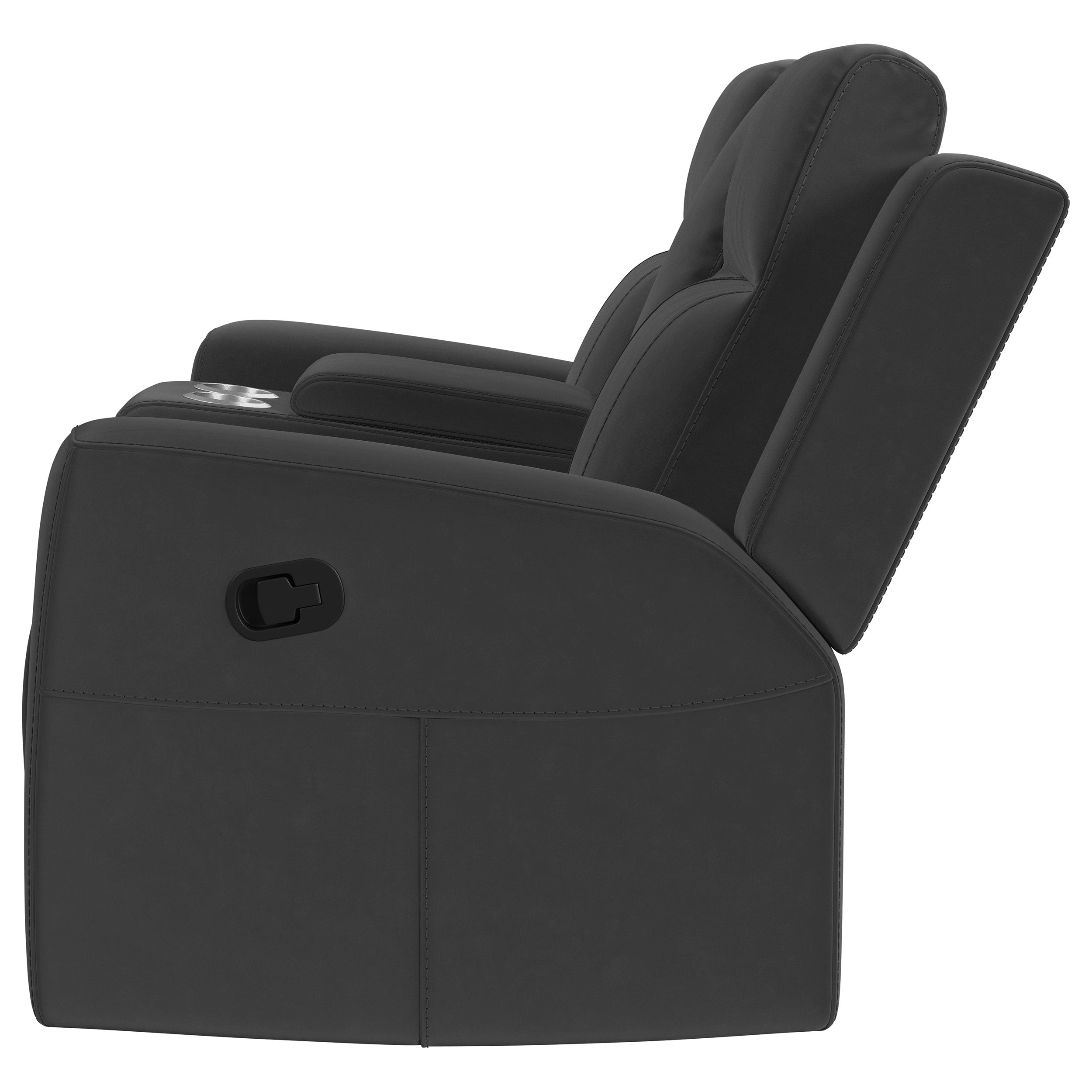 Brentwood Reclining Loveseat - Dark Charcoal