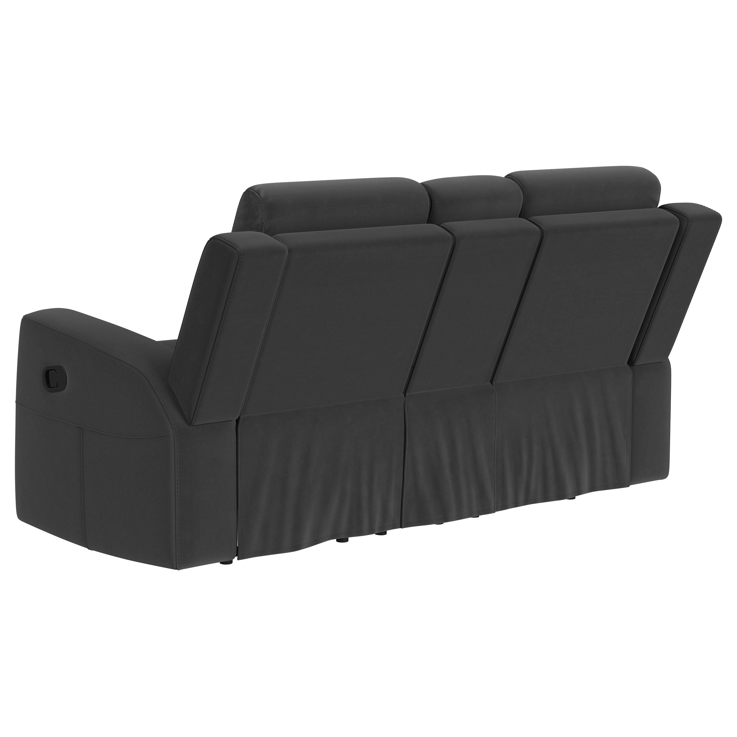 Brentwood Reclining Loveseat - Dark Charcoal