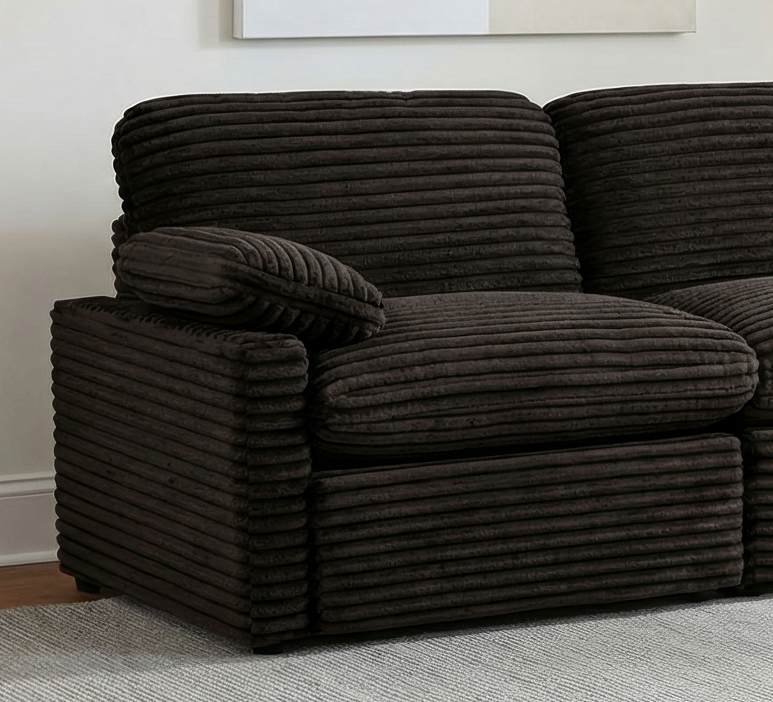 Collins Modular LAF Power Recliner Chocolate Brown