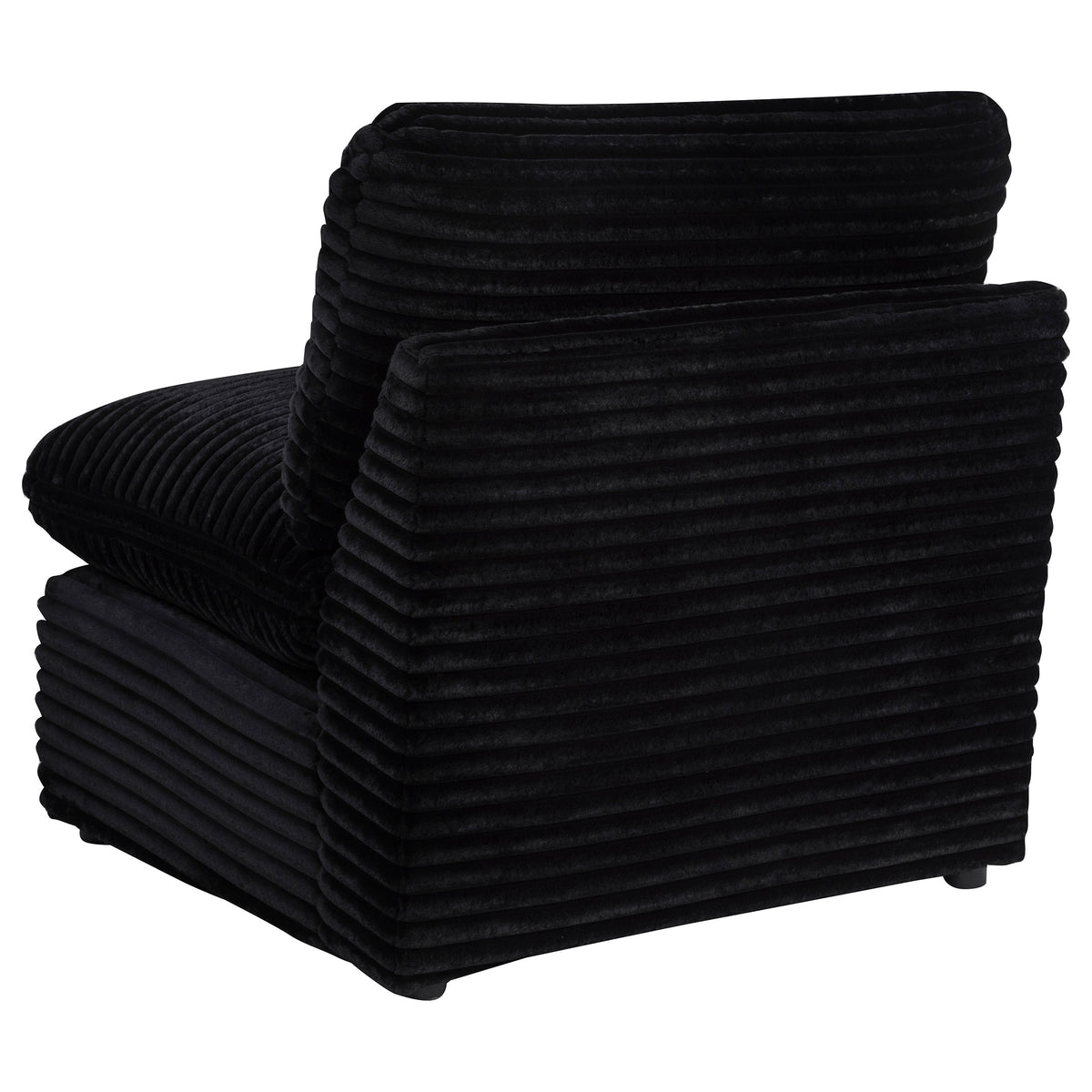 Collins Modular Armless Chair Black