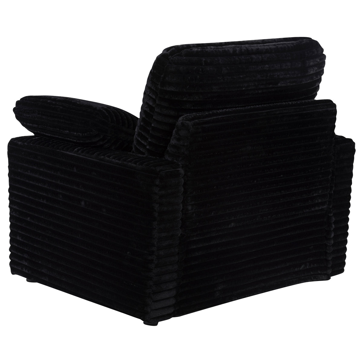 Collins Upholstered Power Recliner Chair Black