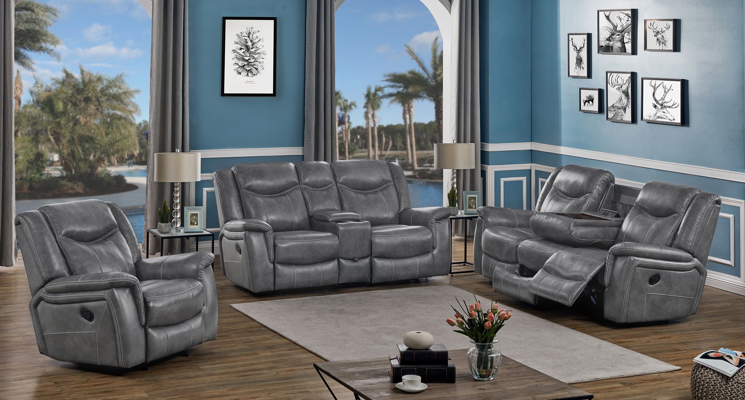 Conrad Glider Reclining Loveseat
