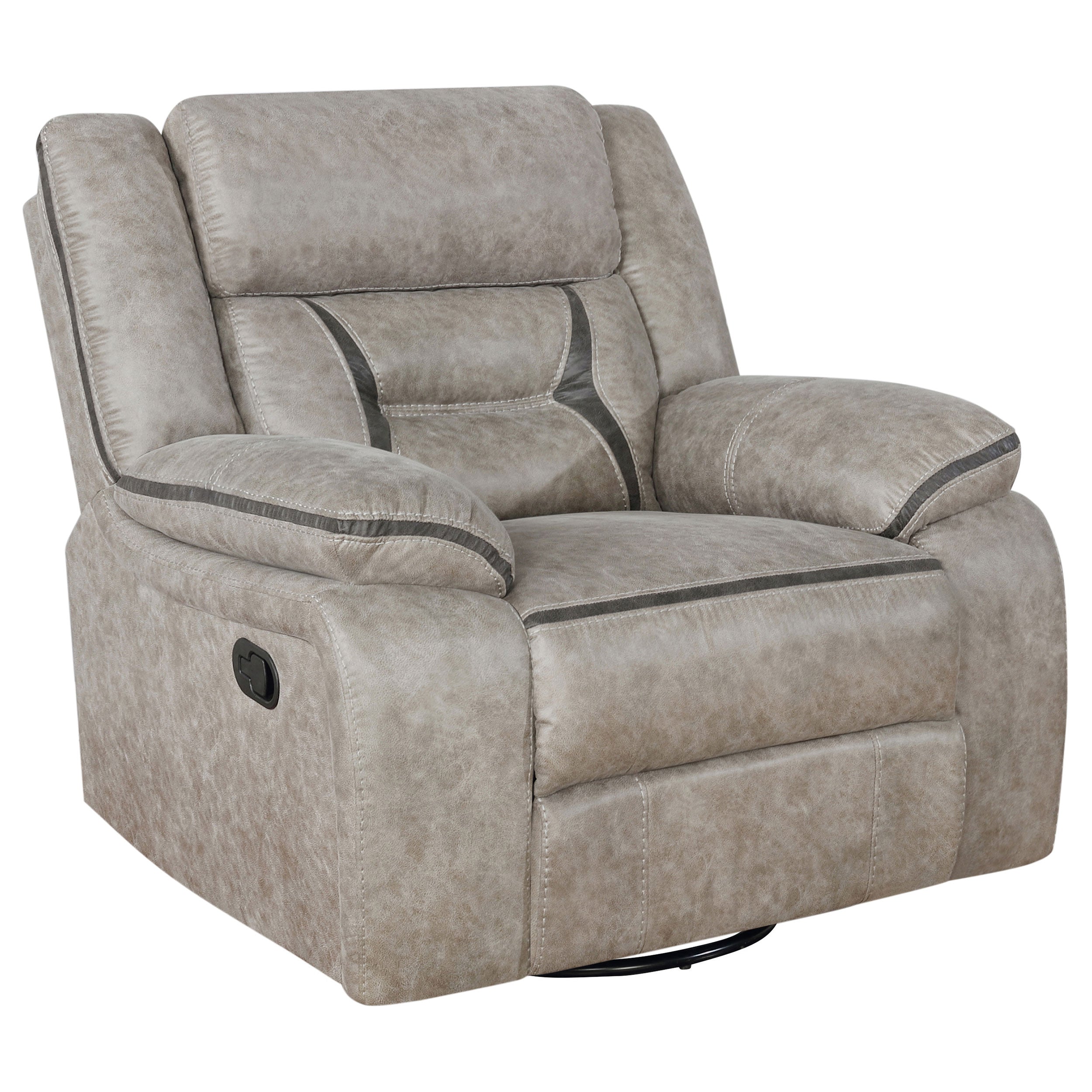 Greer Reclining Sofa Set - 3 Piece - Taupe