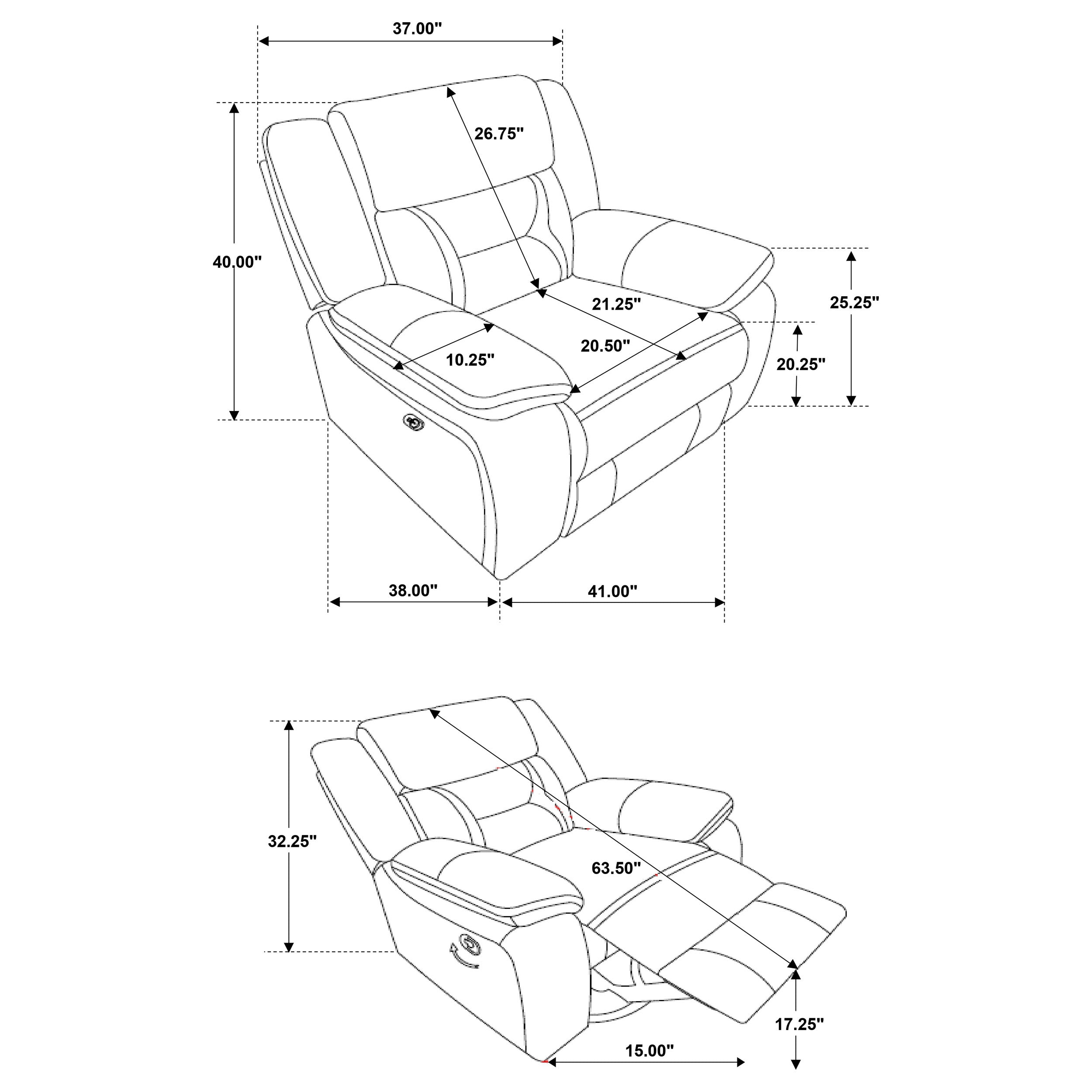 Greer Reclining Sofa Set - 3 Piece - Taupe