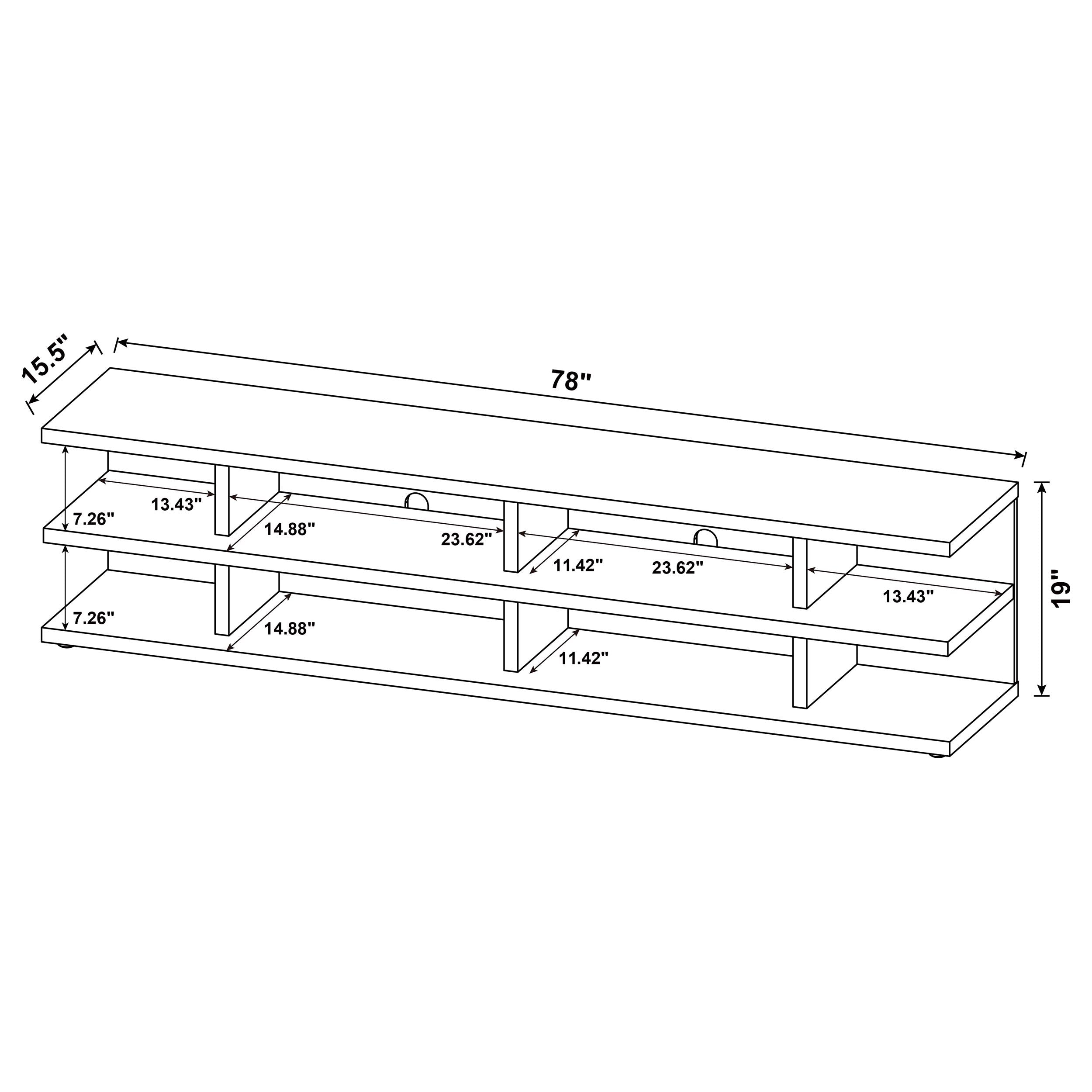Cartmill 78" TV Stand