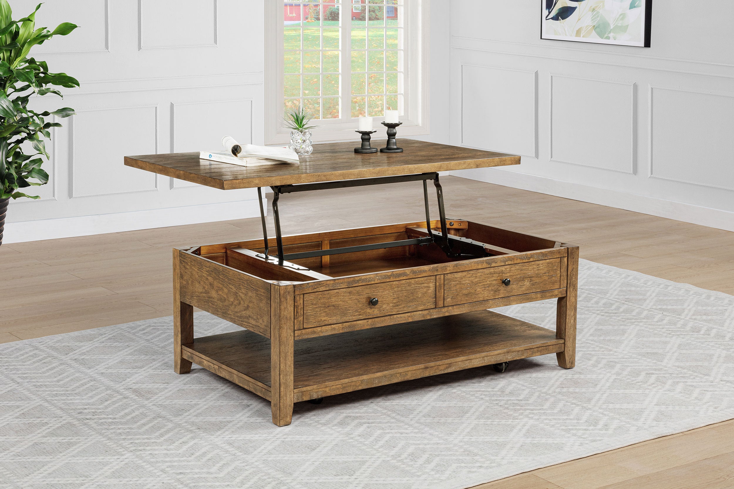 Payne Mobile Lift Top Coffee Table