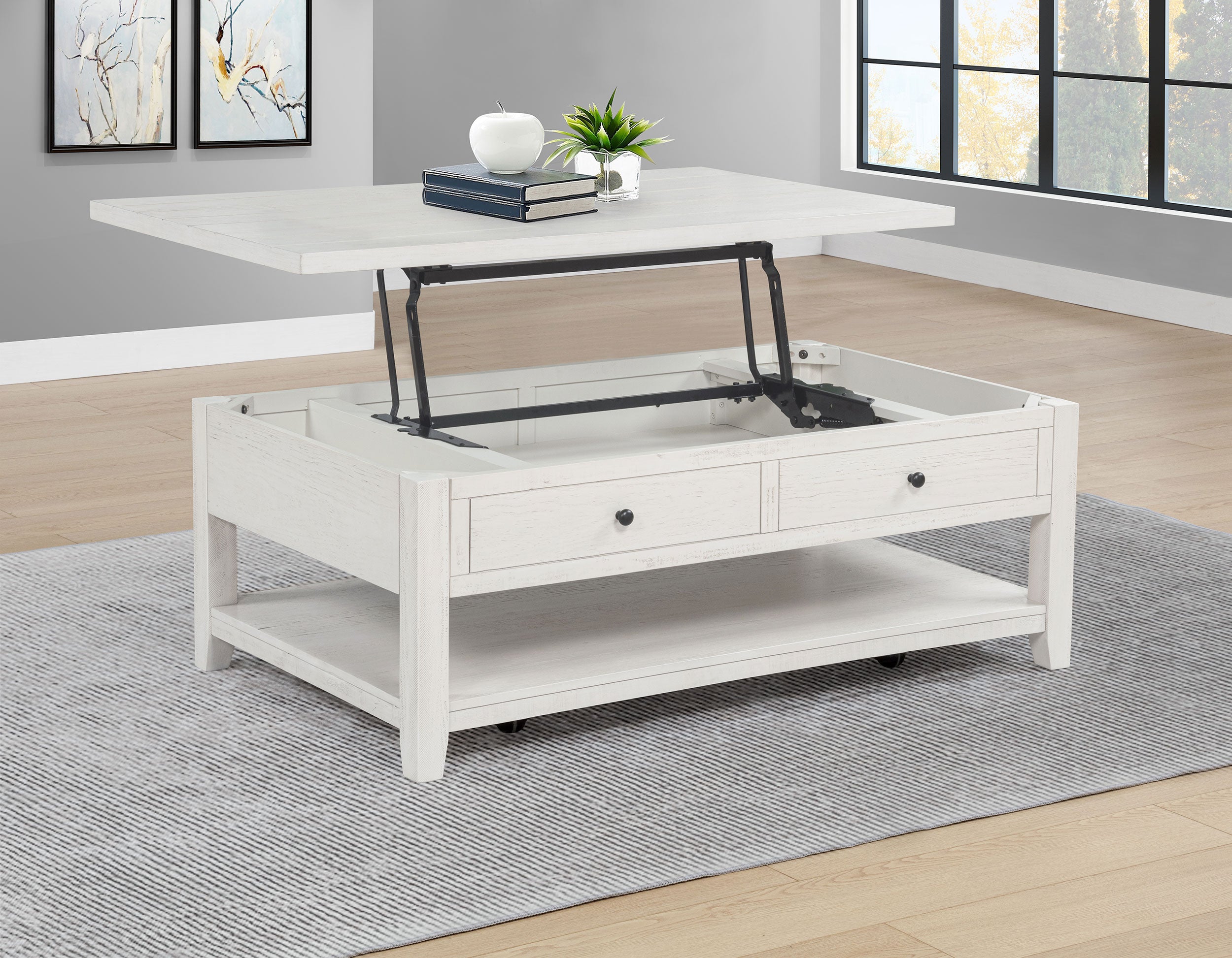 Payne Mobile Lift Top Coffee Table