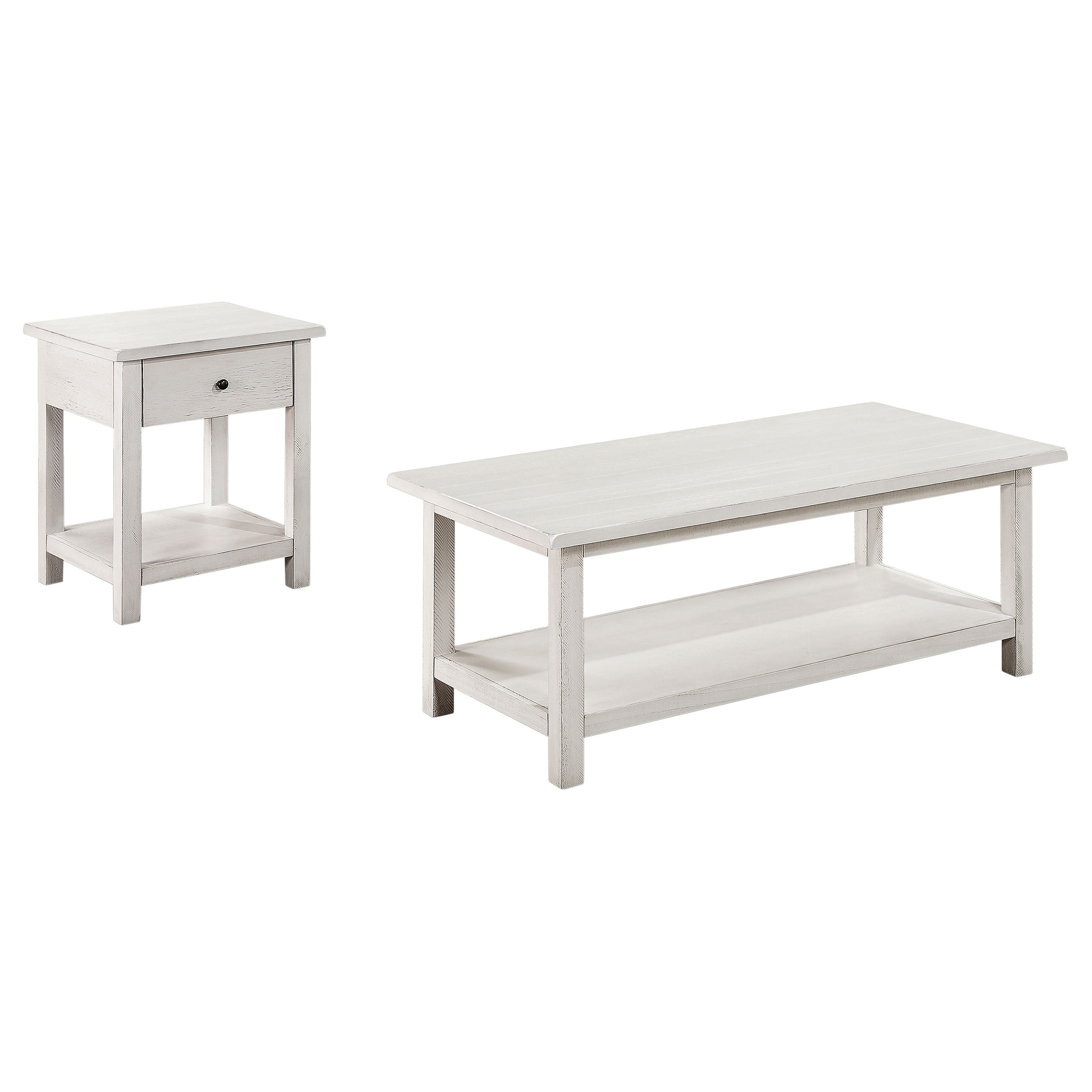 Payne Coffee Table Set (1-drawer End Table)