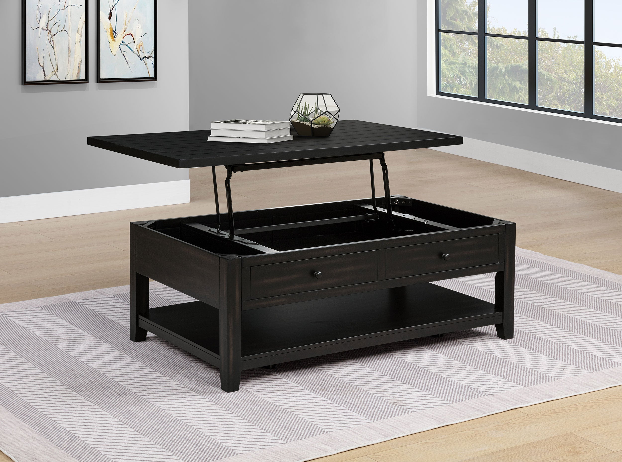Payne Mobile Lift Top Coffee Table