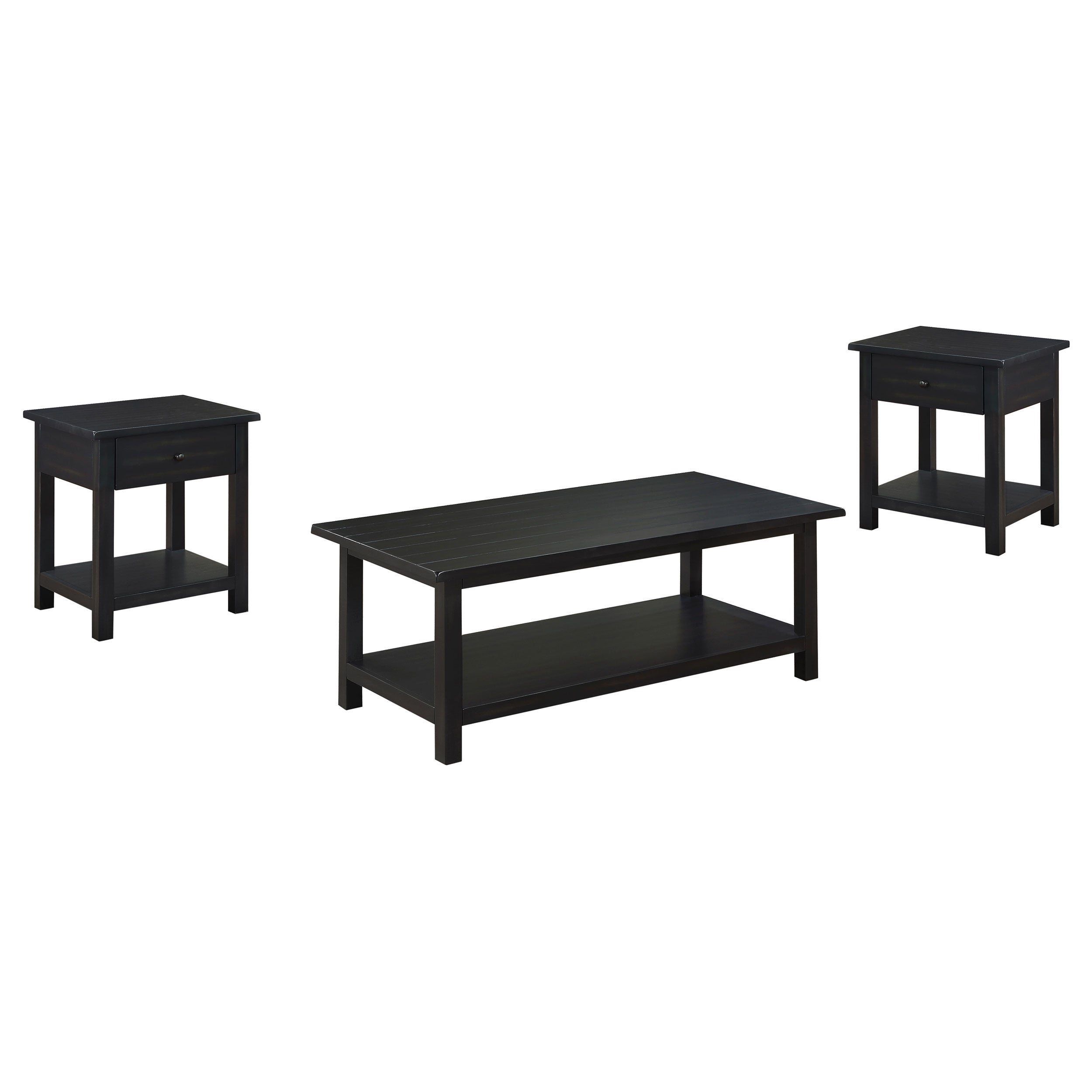 Payne Coffee Table Set (1-drawer End Table)