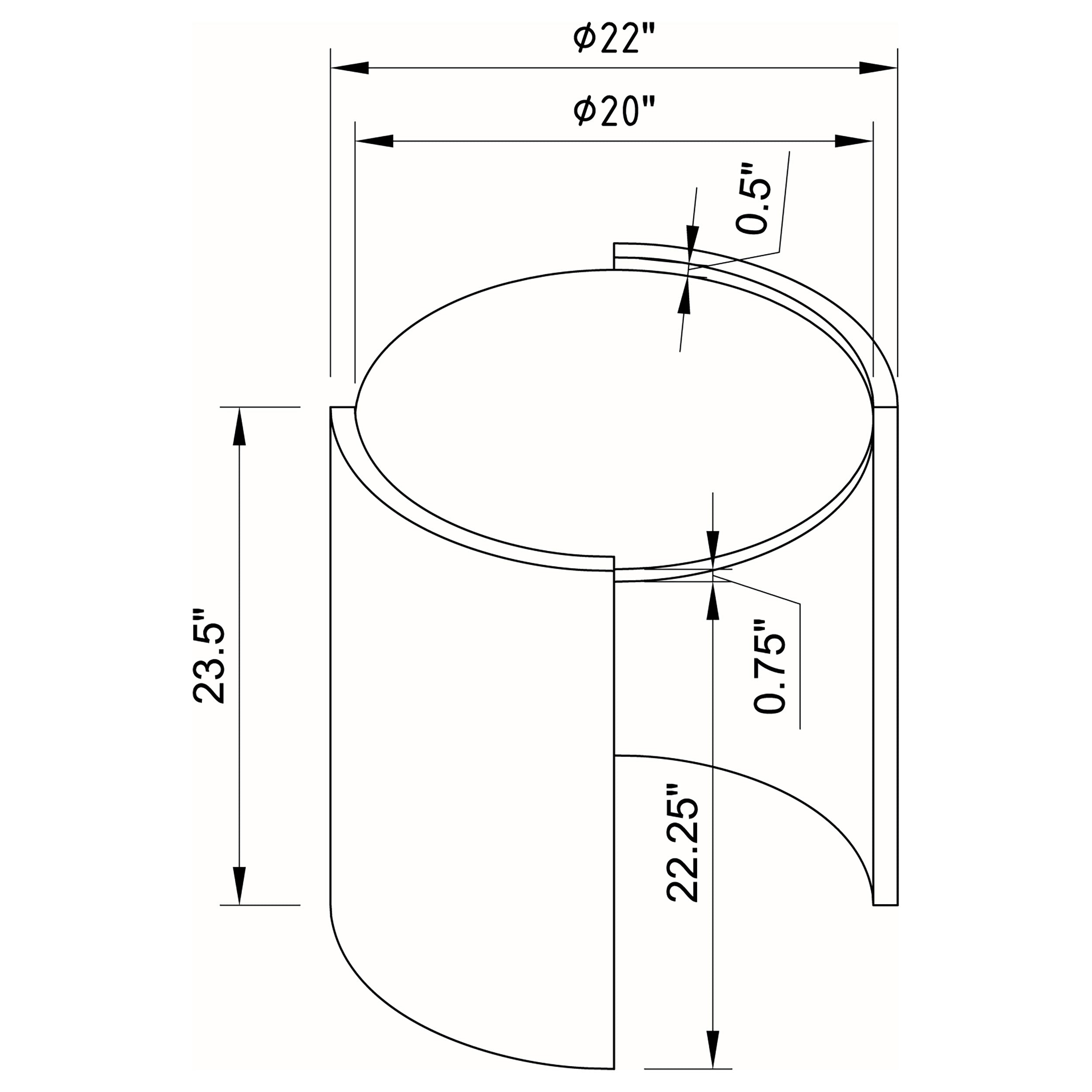 Gladstone End Table