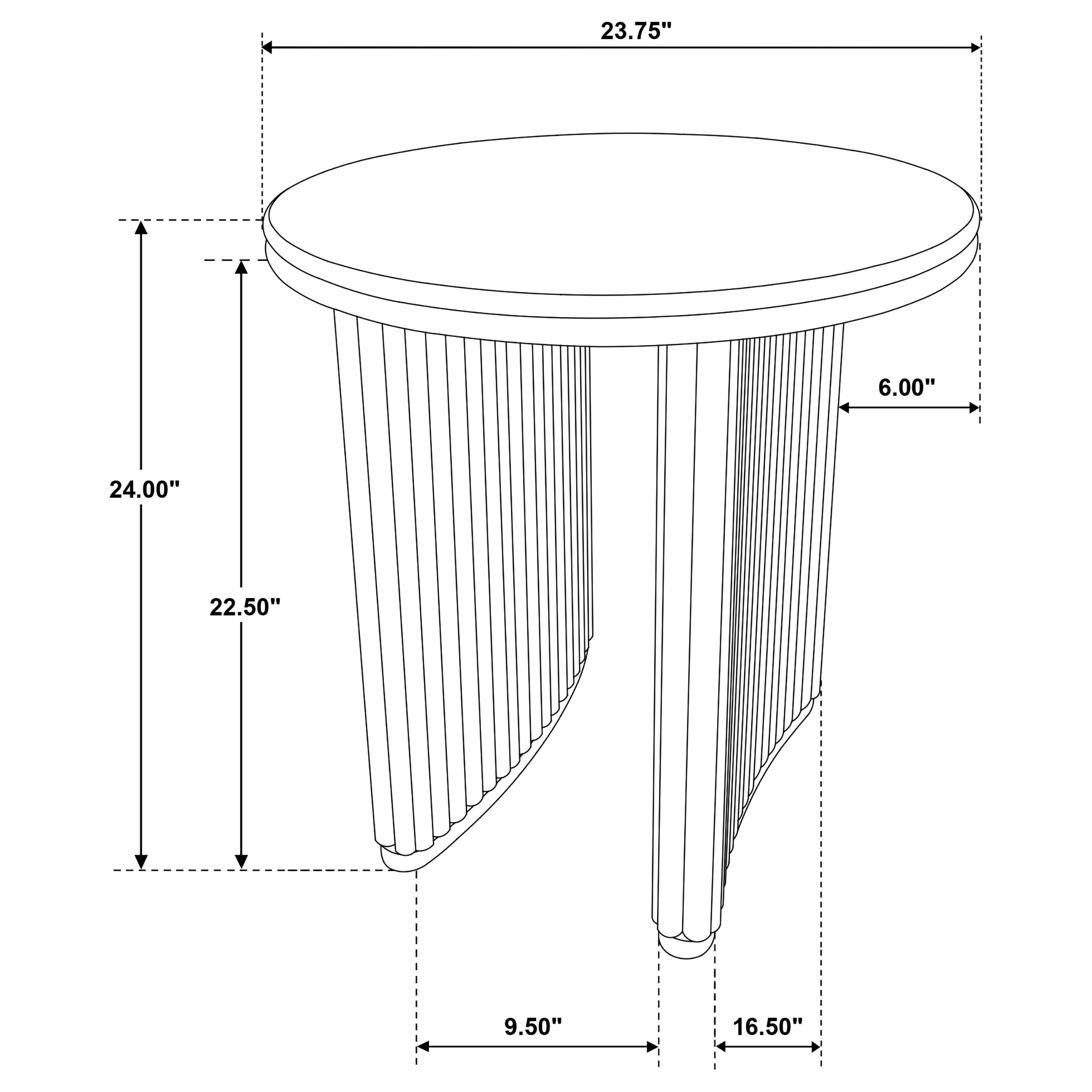 Adina Round End Table