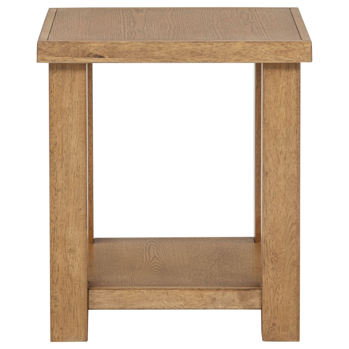 Beasley 2-piece Wood Coffee Table Set Golden Oak