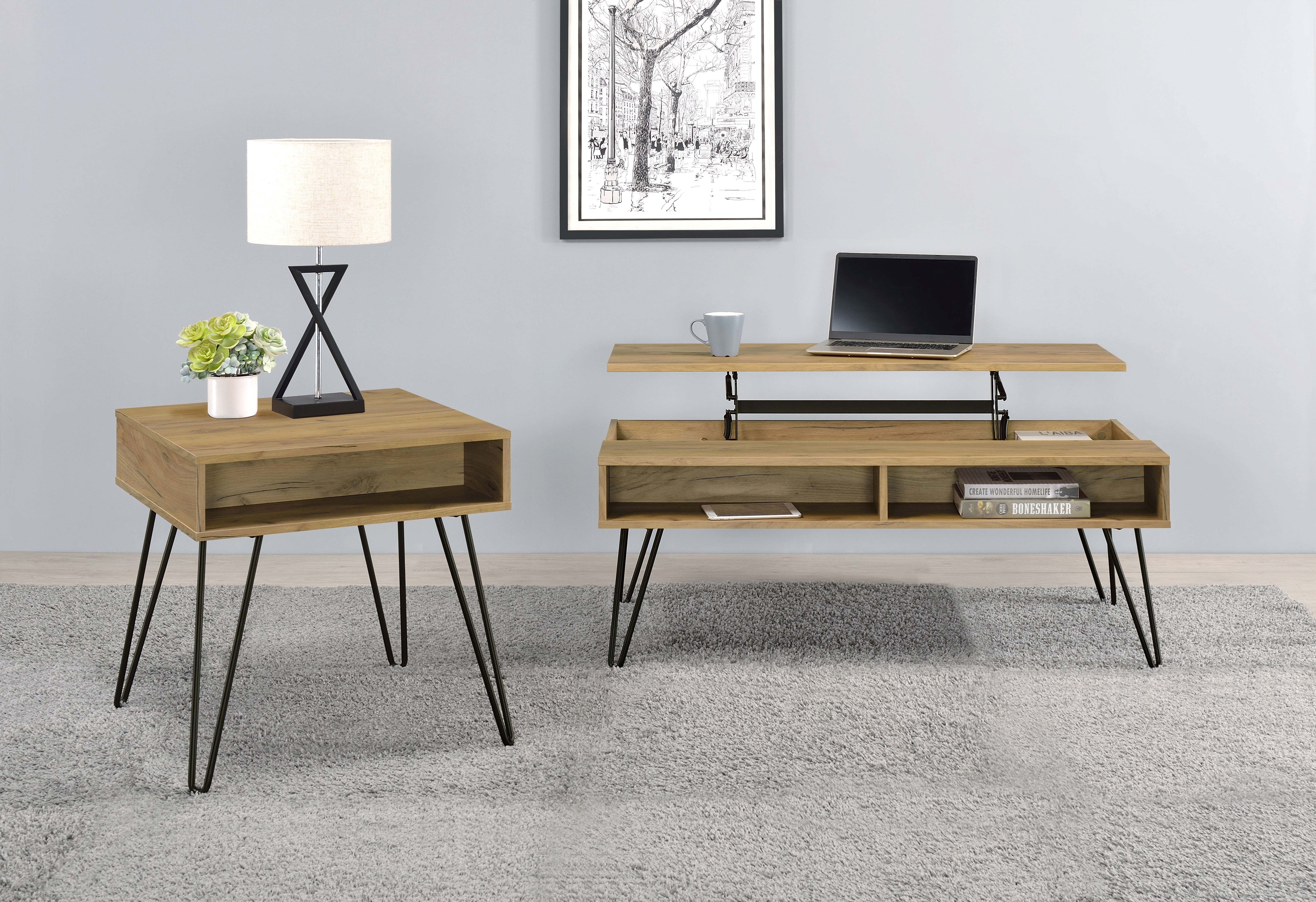 Fanning Lift Top Coffee Table