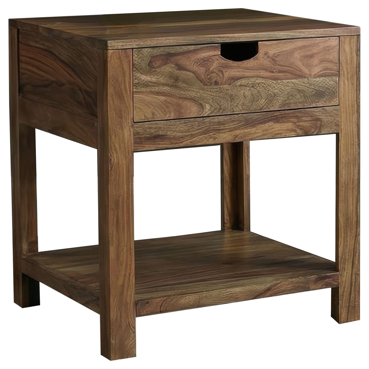 Esther 3-piece Solid Wood Coffee Table Set Natural Sheesham