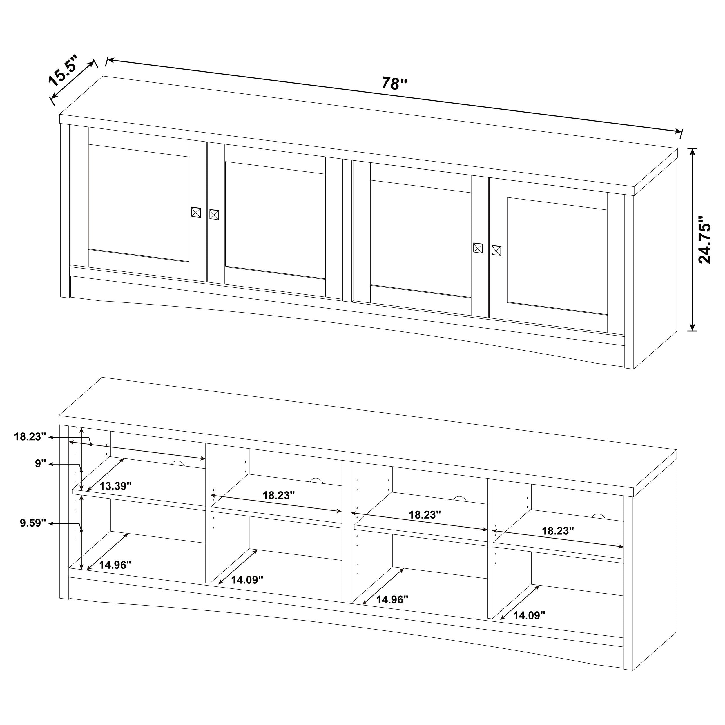 Laughlin 78" TV Stand