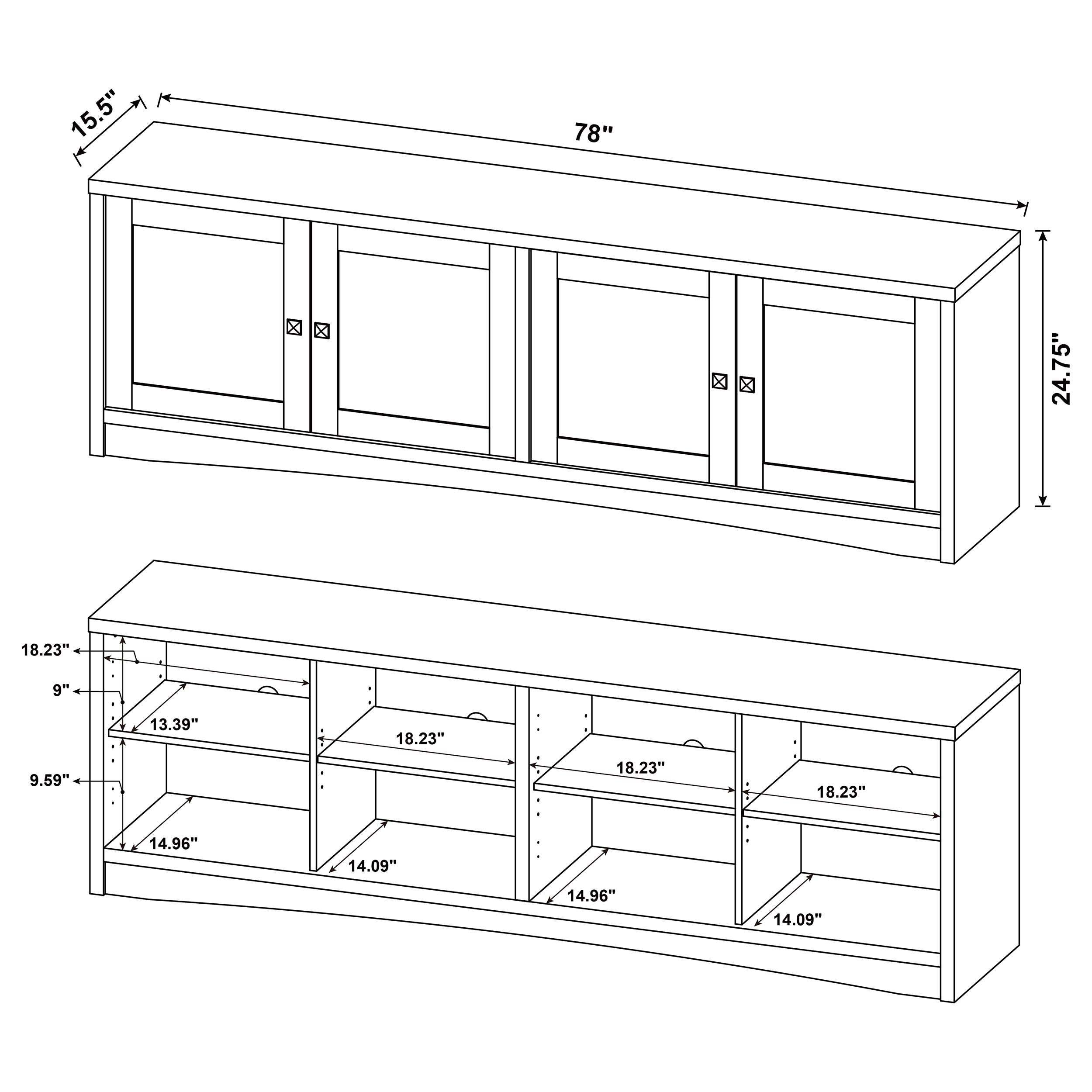 Laughlin 78" TV Stand