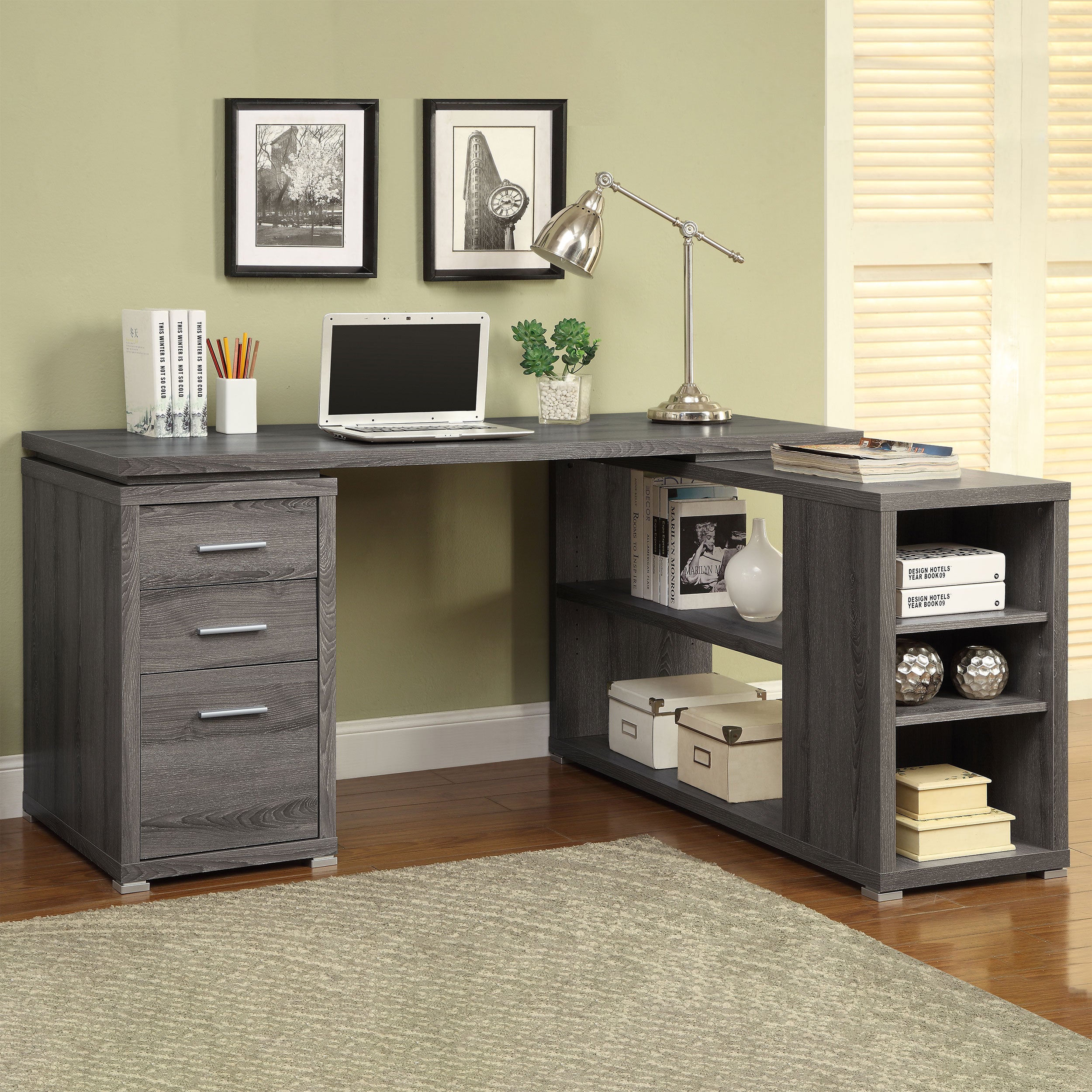 Yvette L-Shape Desk