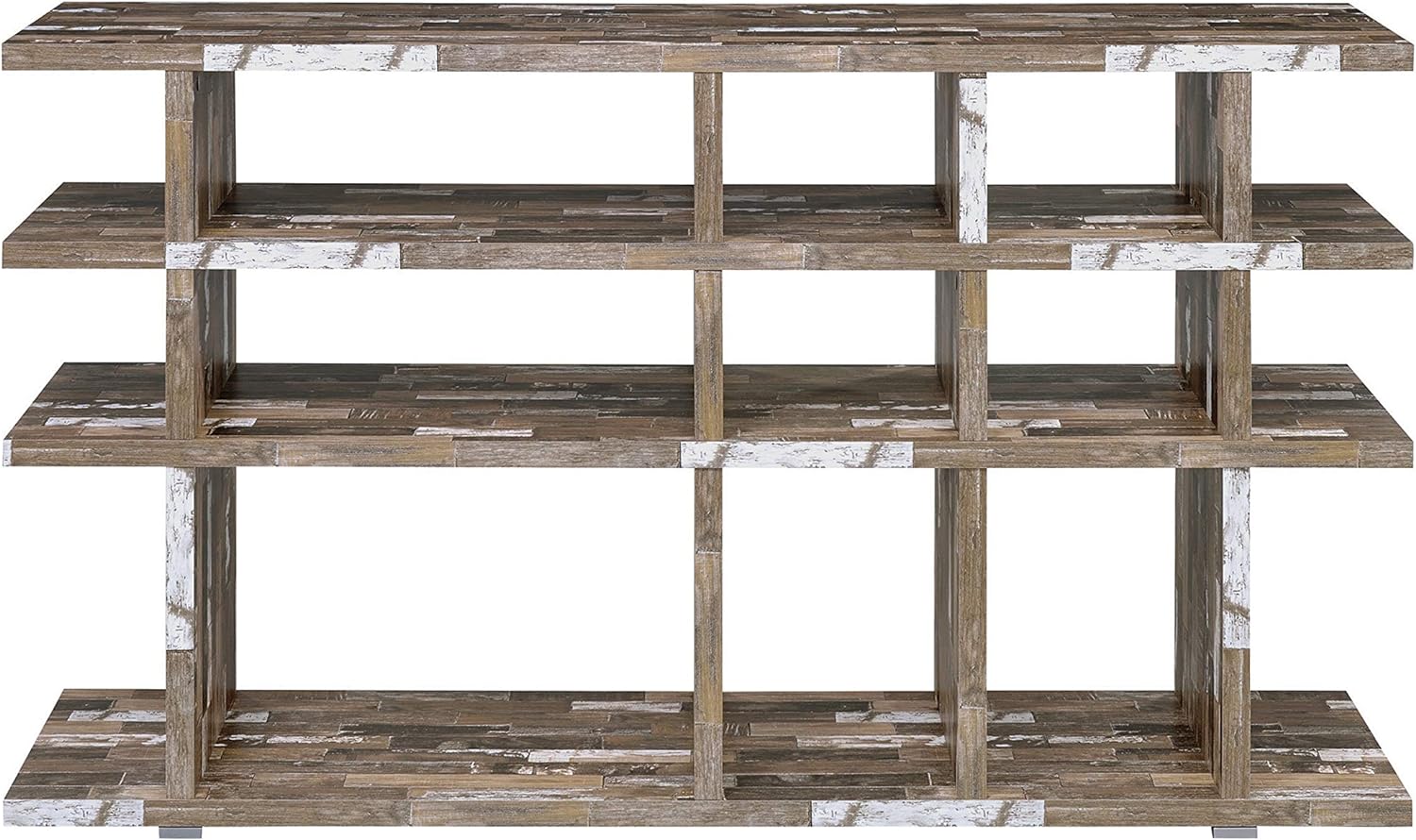 3-Tier Open Bookcase Salvaged Cabin Color: Salvaged cabin