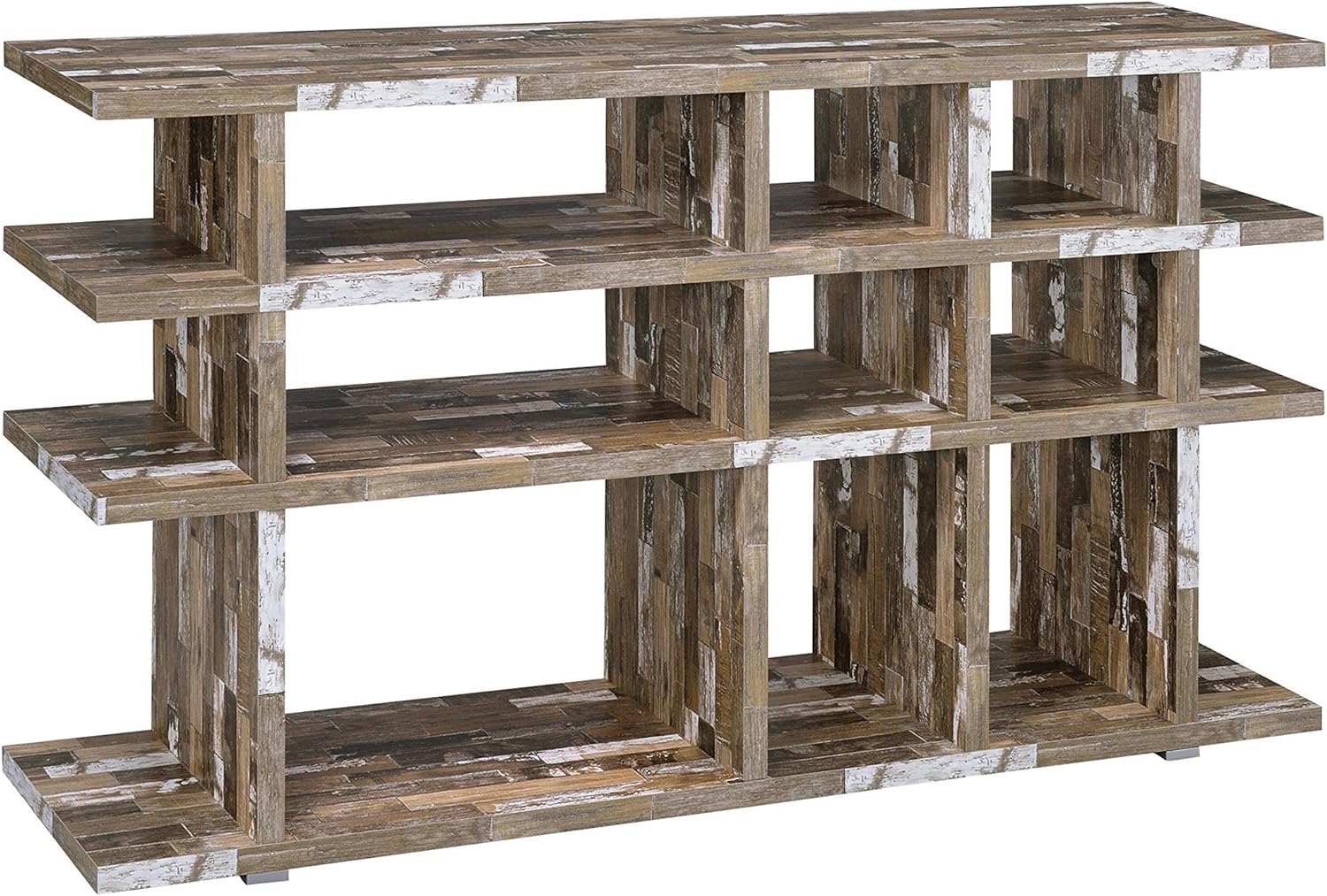 3-Tier Open Bookcase Salvaged Cabin Color: Salvaged cabin