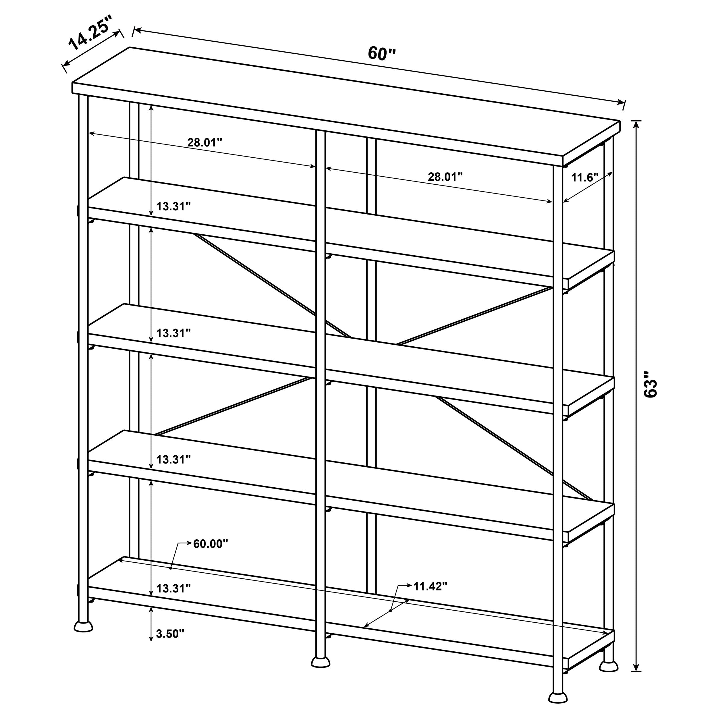 Analiese Double Bookshelf