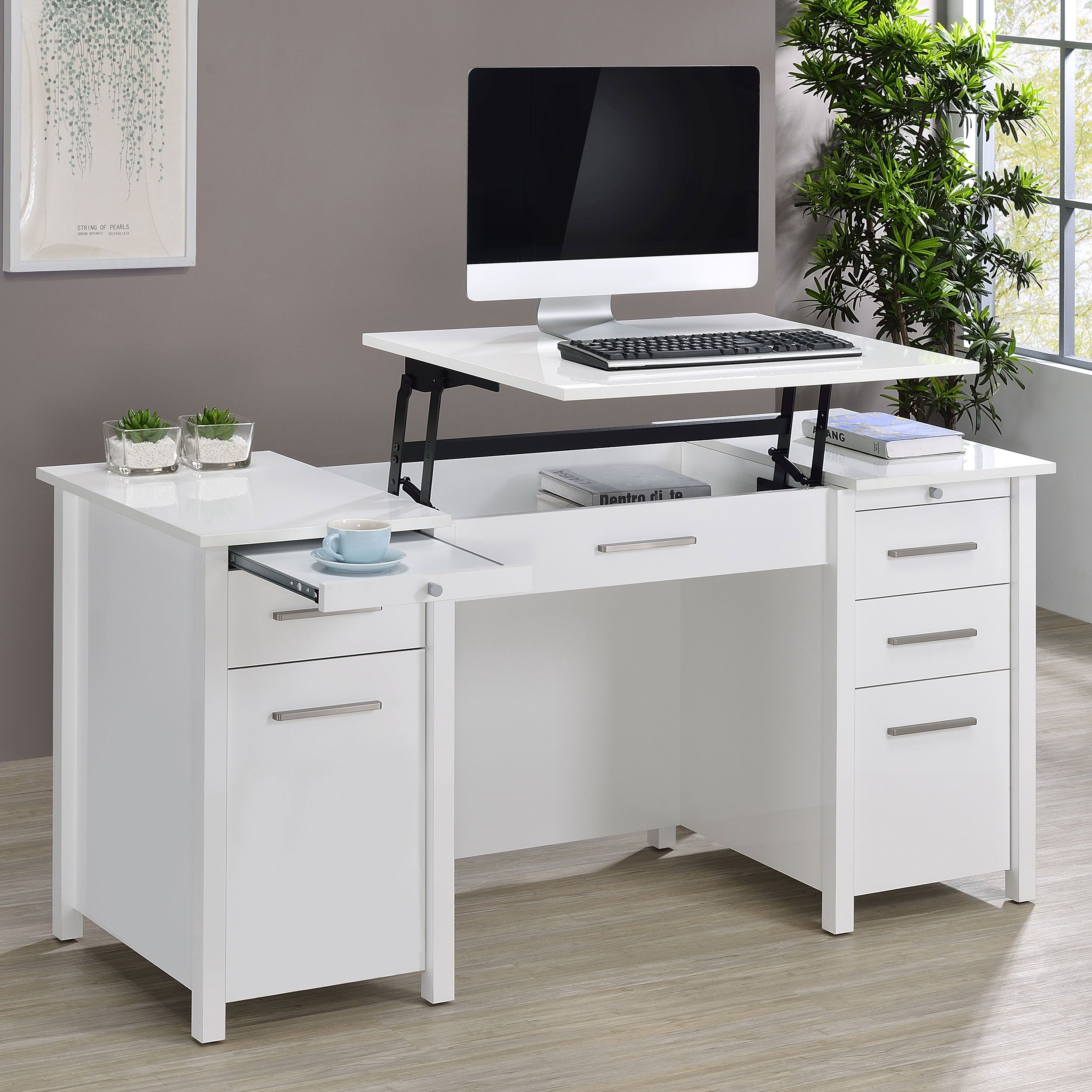 Dylan Lift Top Computer Desk