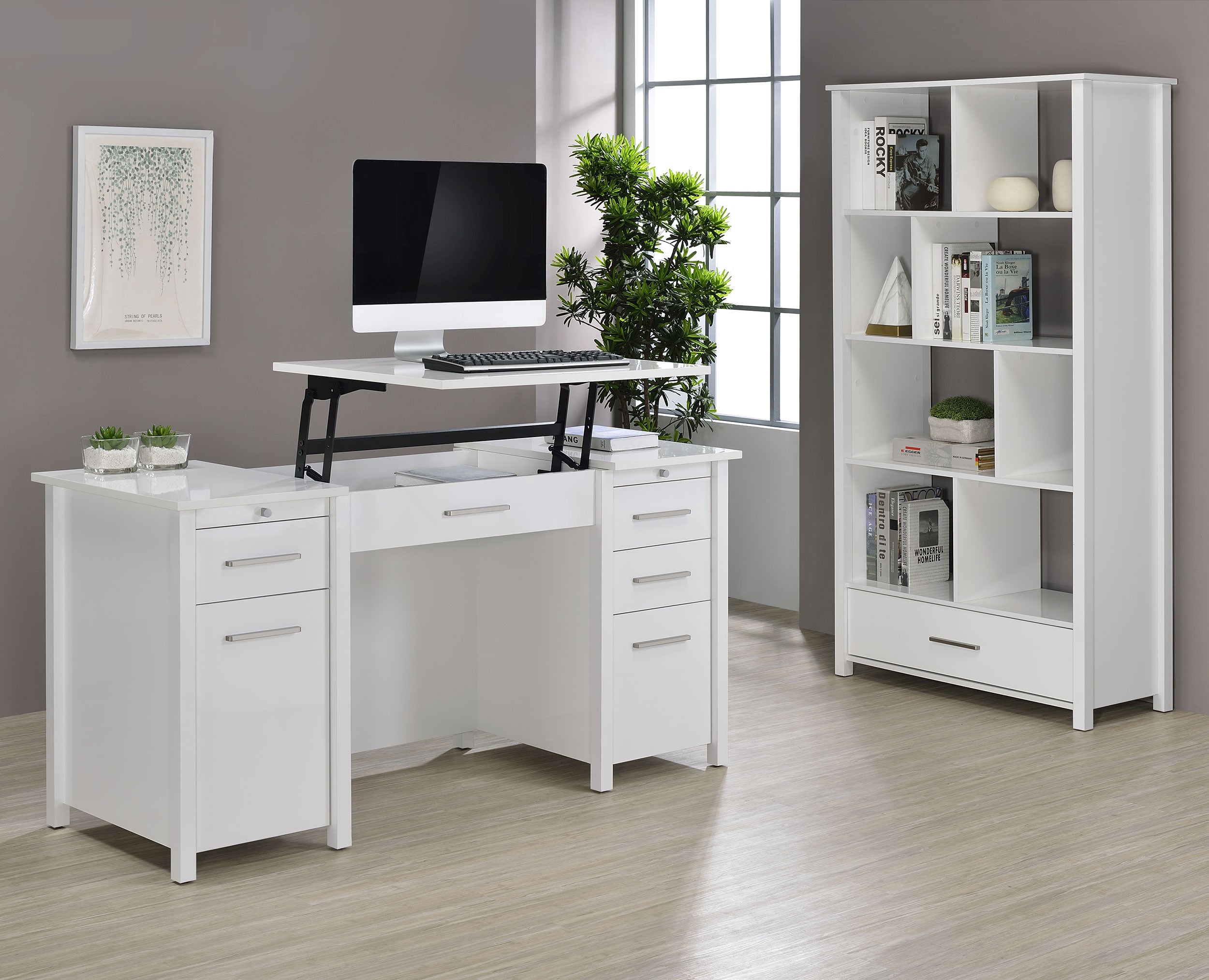Dylan Lift Top Computer Desk