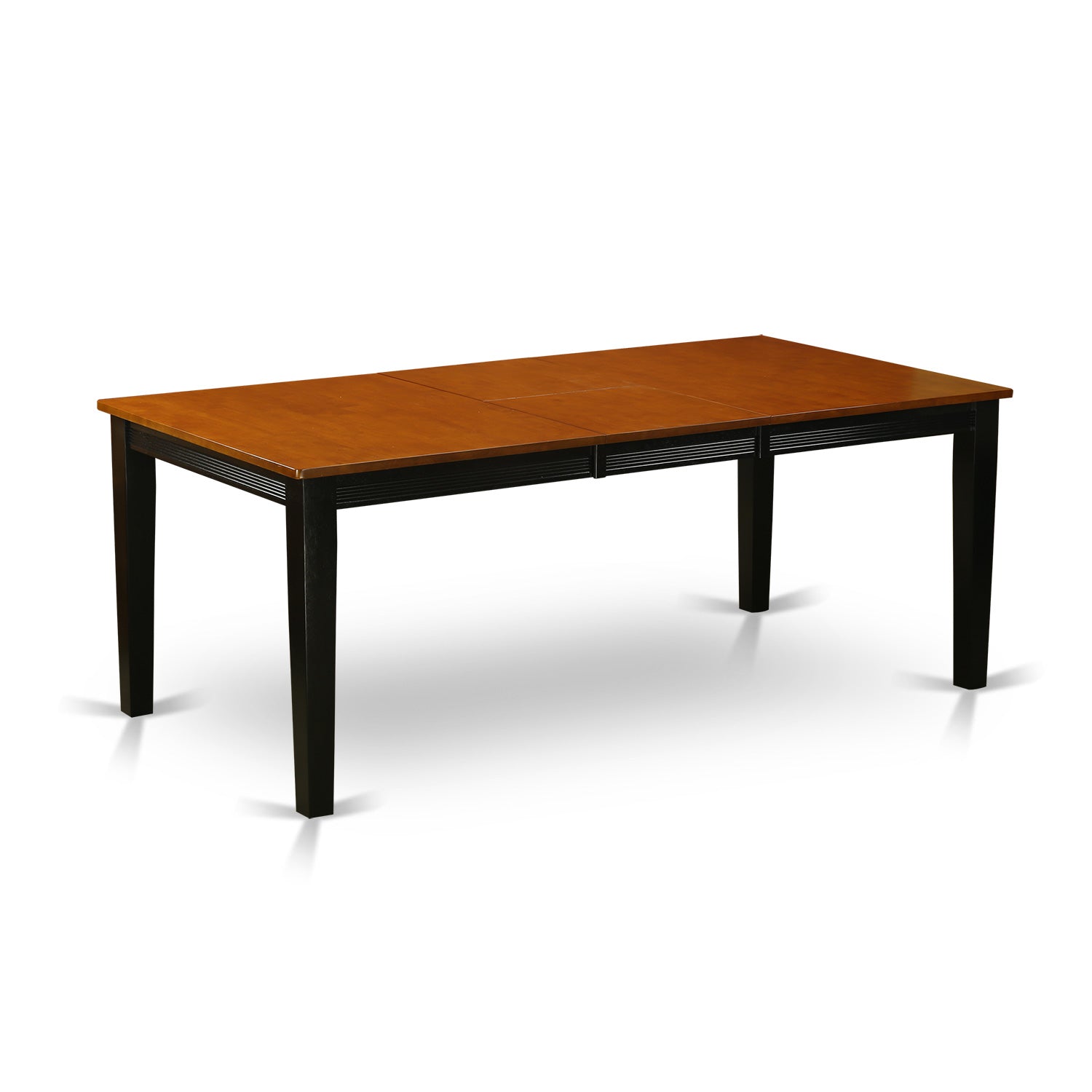 QUNI9-BCH-W 9 PC Dining room set-Dining Table with 8 Wooden Dining Chairs