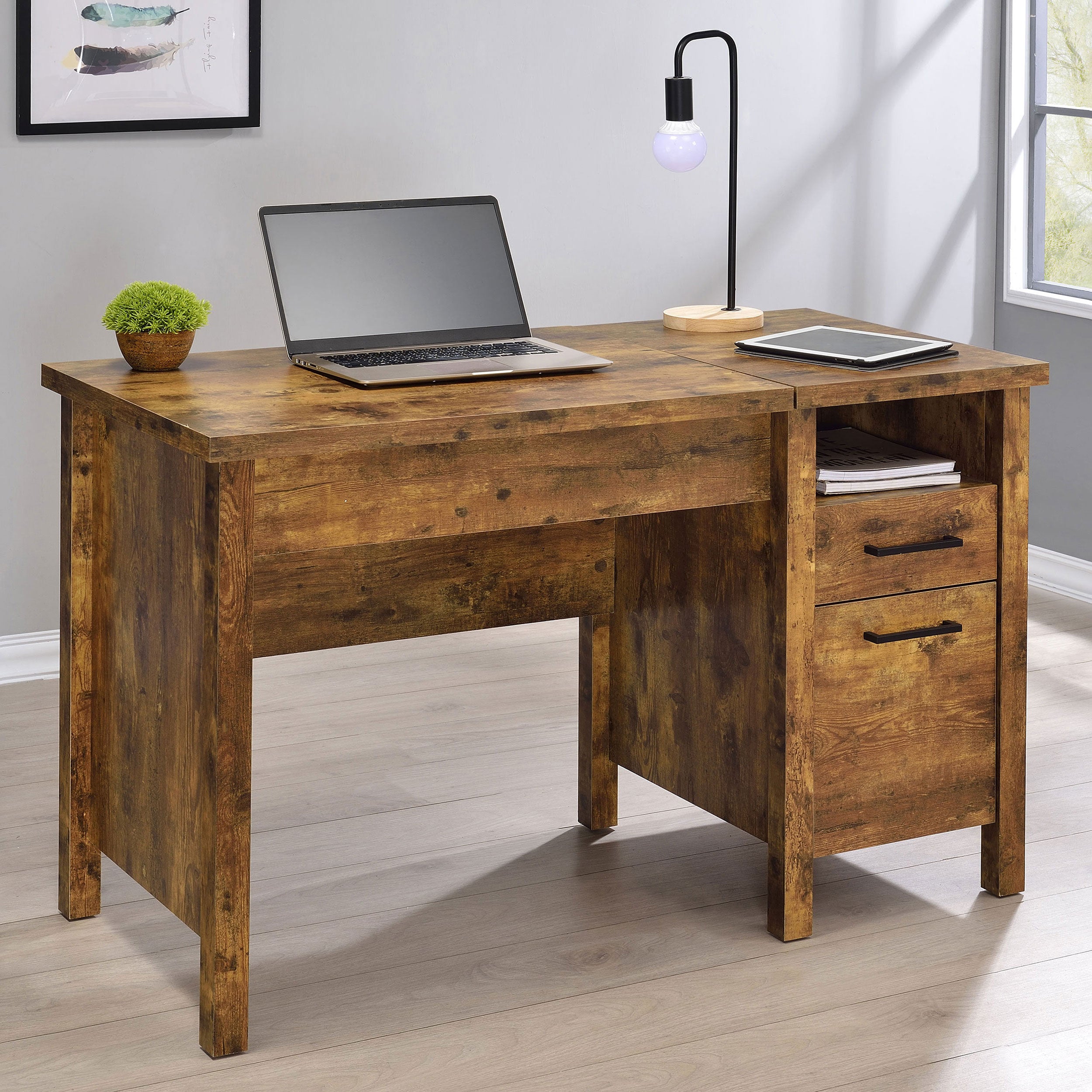 Delwin Lift Top Computer Desk