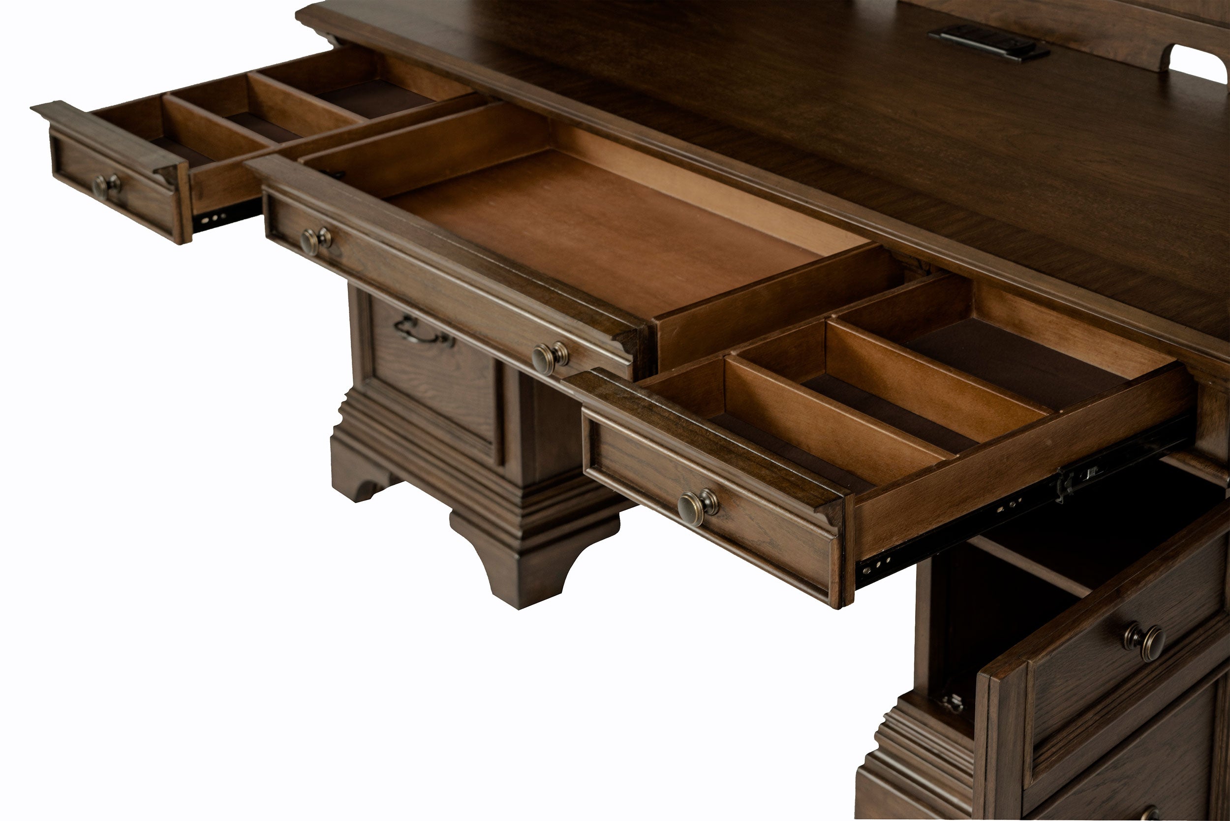 Hartshill Credenza Desk and Hutch