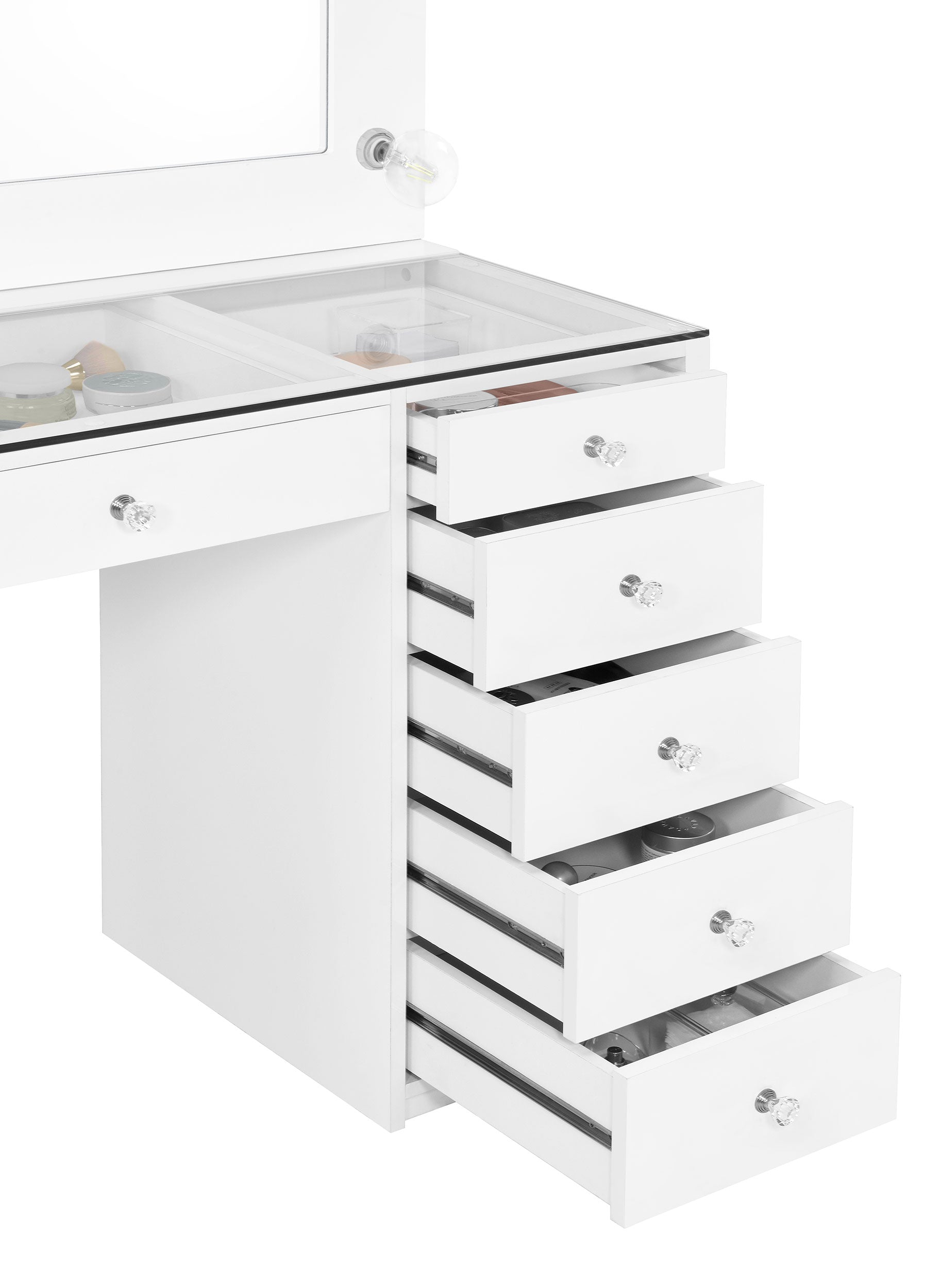 Acena Vanity Table and Mirror