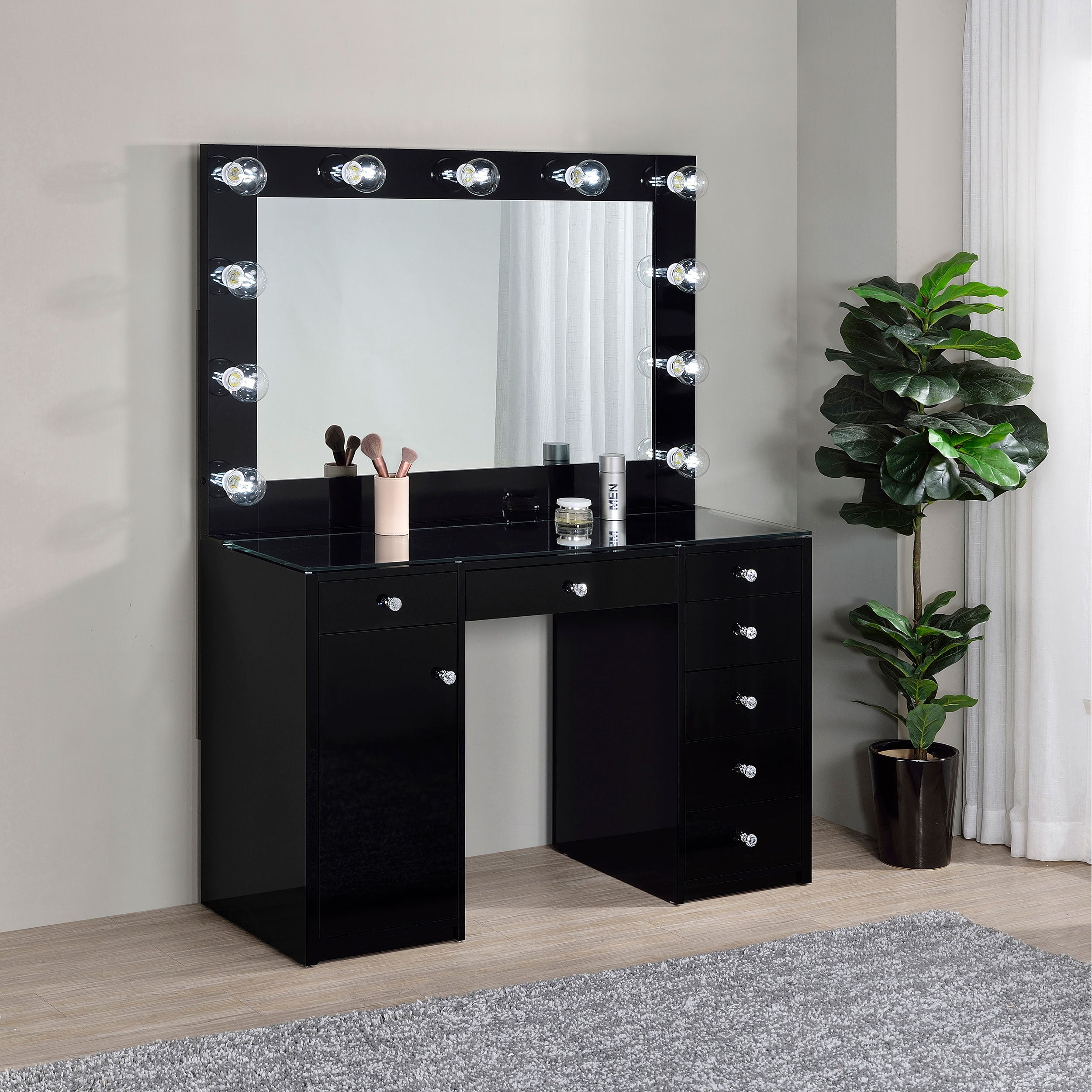Acena Vanity Table and Mirror