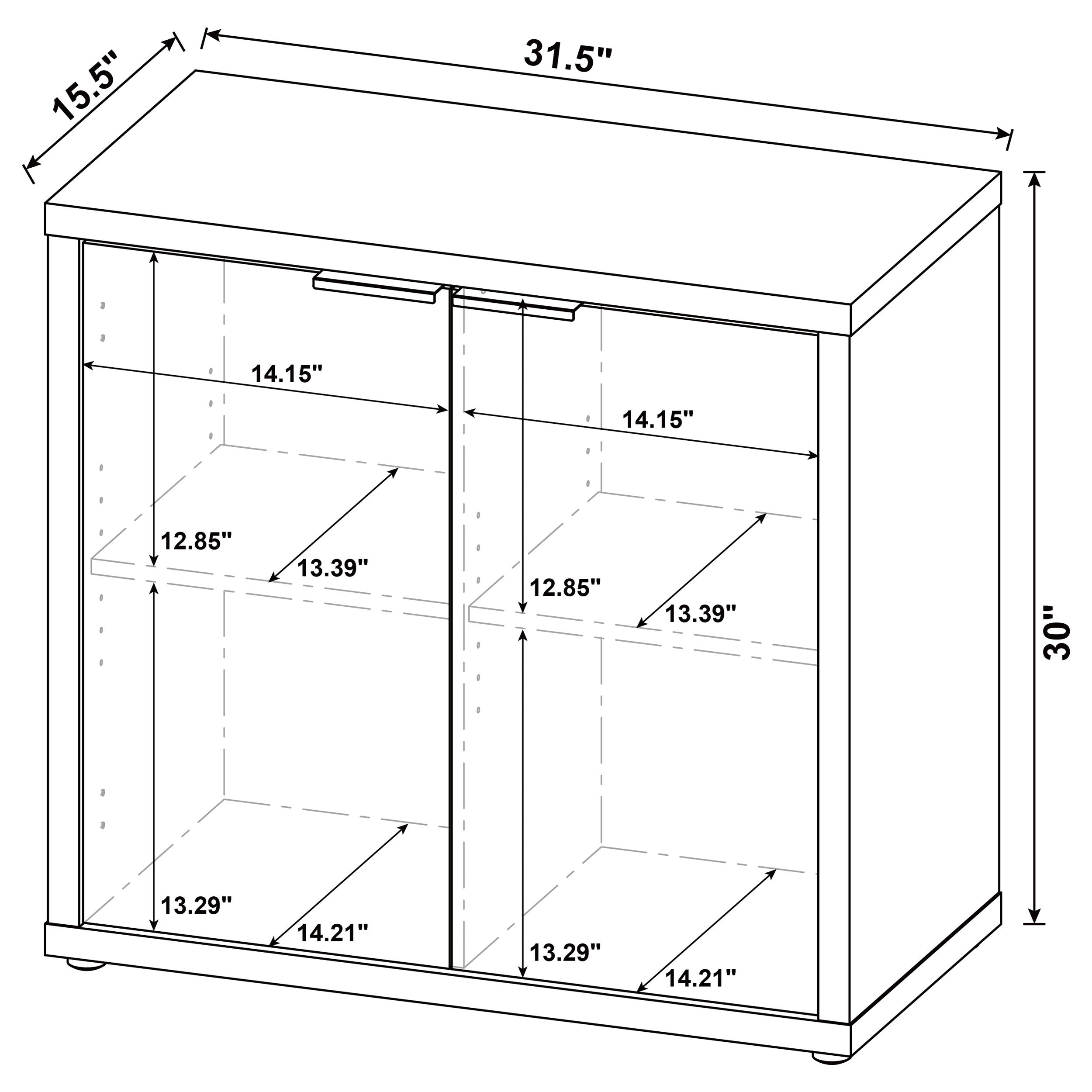 Pepita 2-door Accent Cabinet