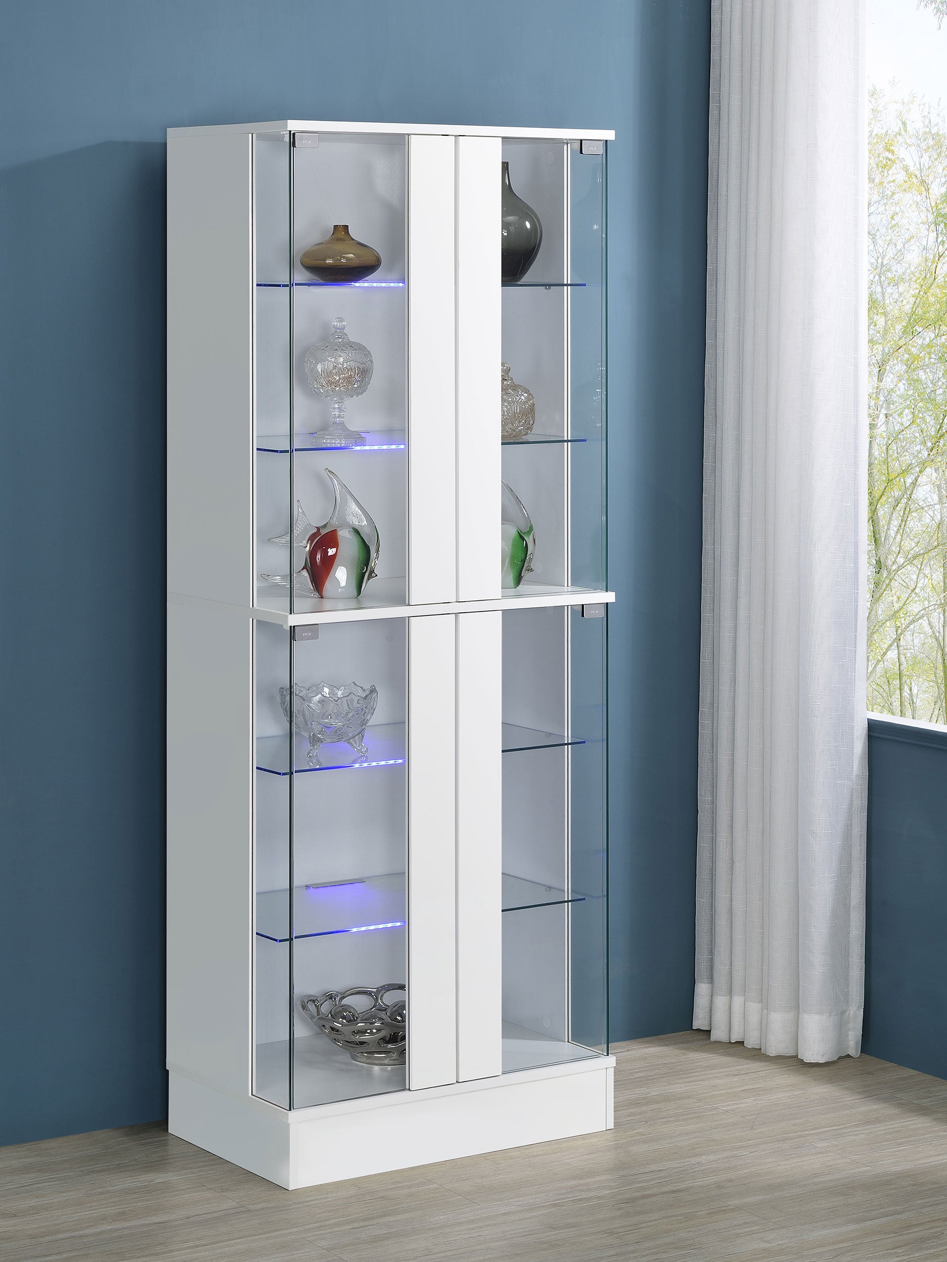Cabra LED Curio Cabinet