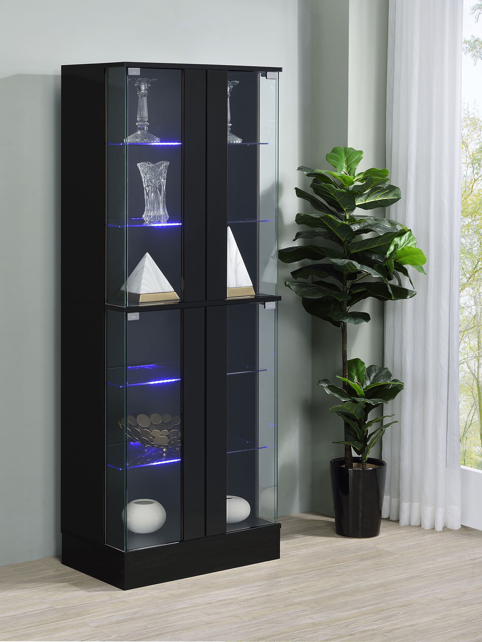Cabra LED Curio Cabinet