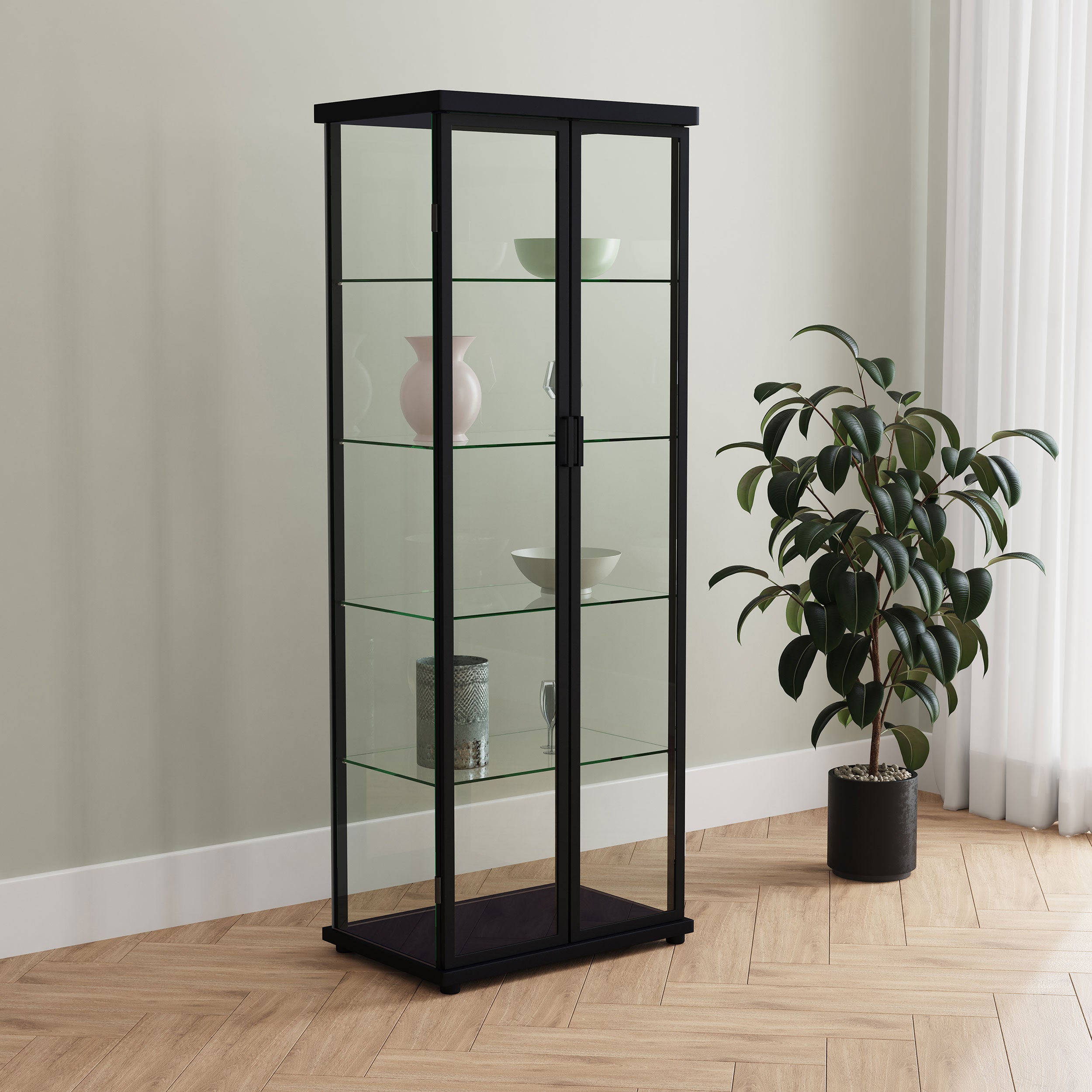 Aero LED Curio Cabinet