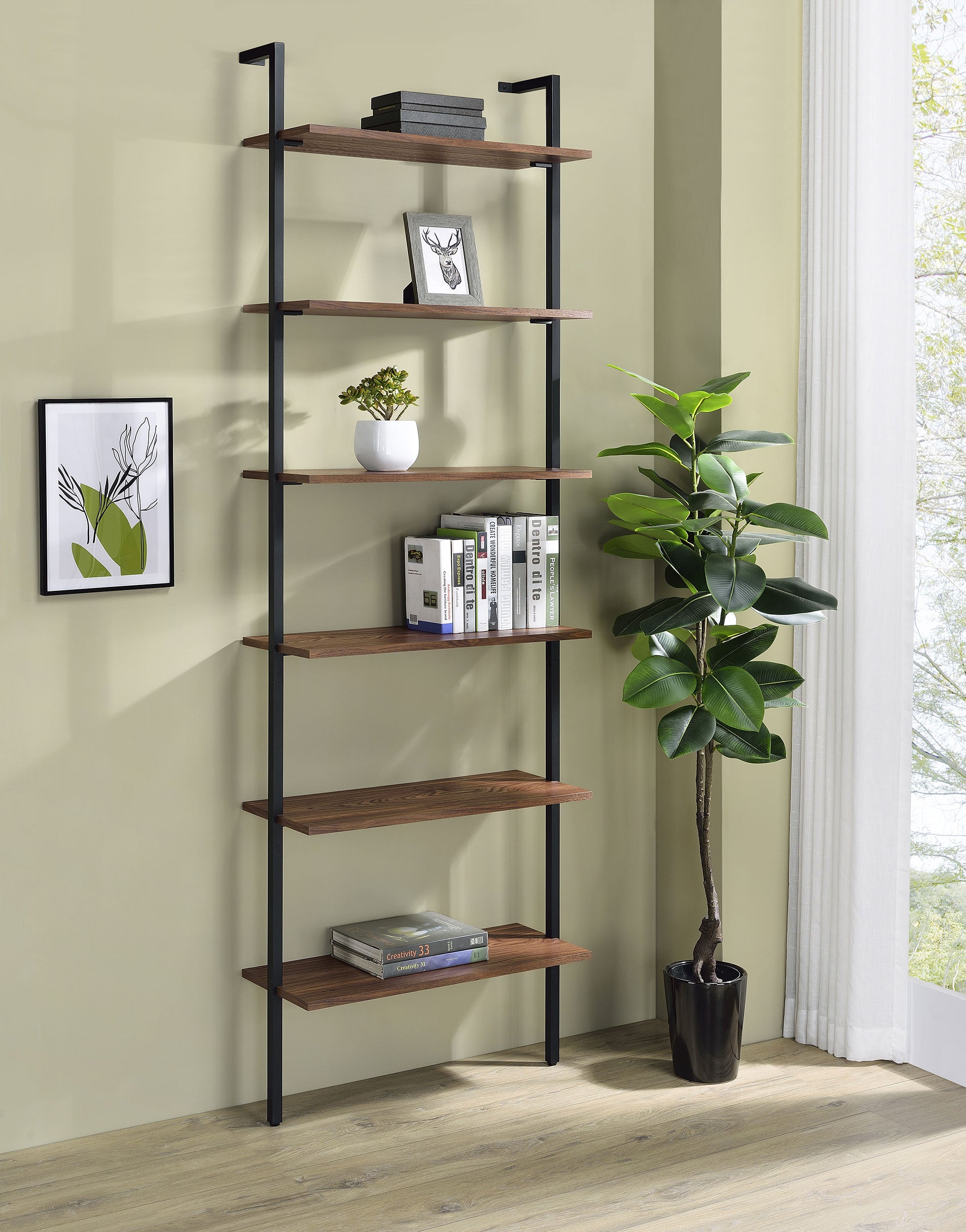 Owens 6-shelf Wall Shelf