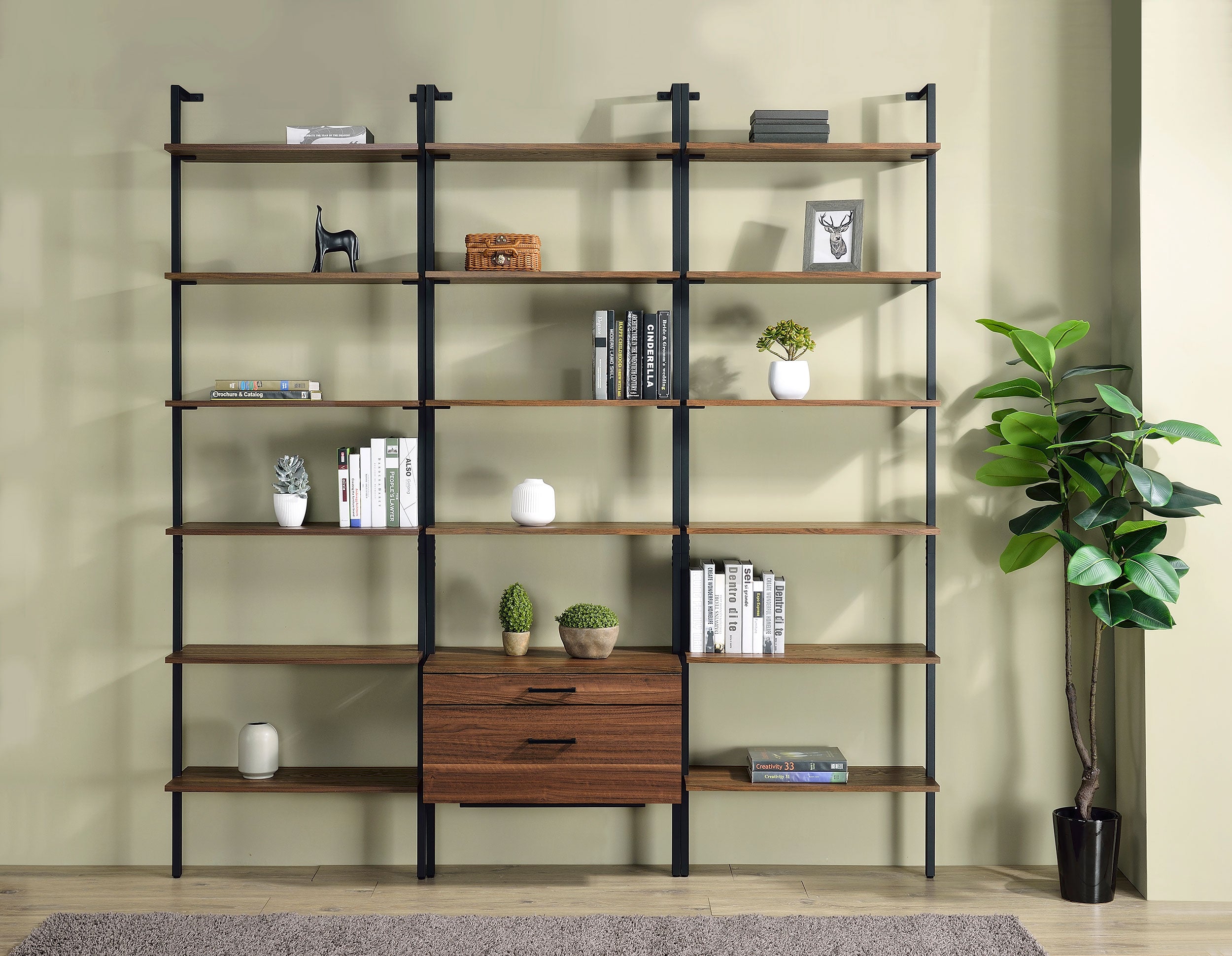 Owens 6-shelf Wall Shelf