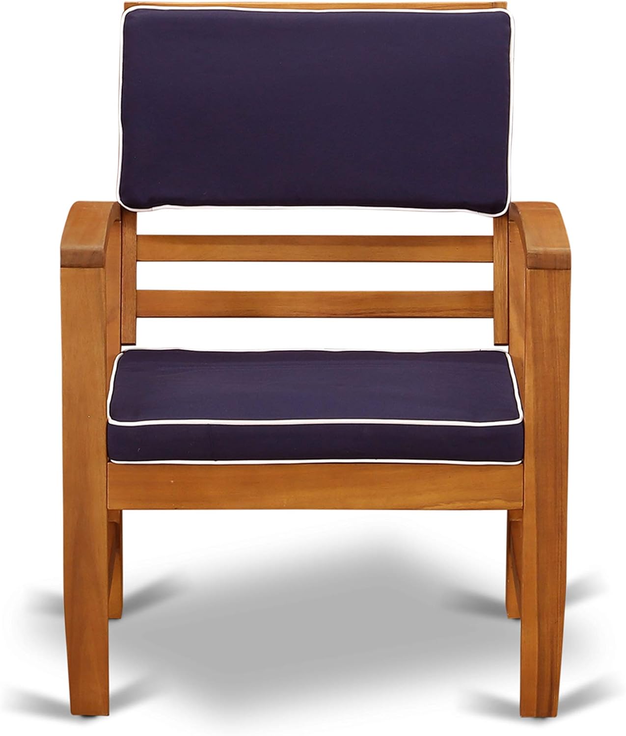 Coppell 4-piece Wood Patio Dining Set in Natural Oil