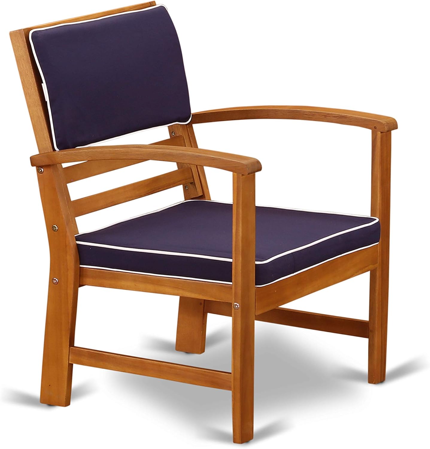 Coppell 4-piece Wood Patio Dining Set in Natural Oil