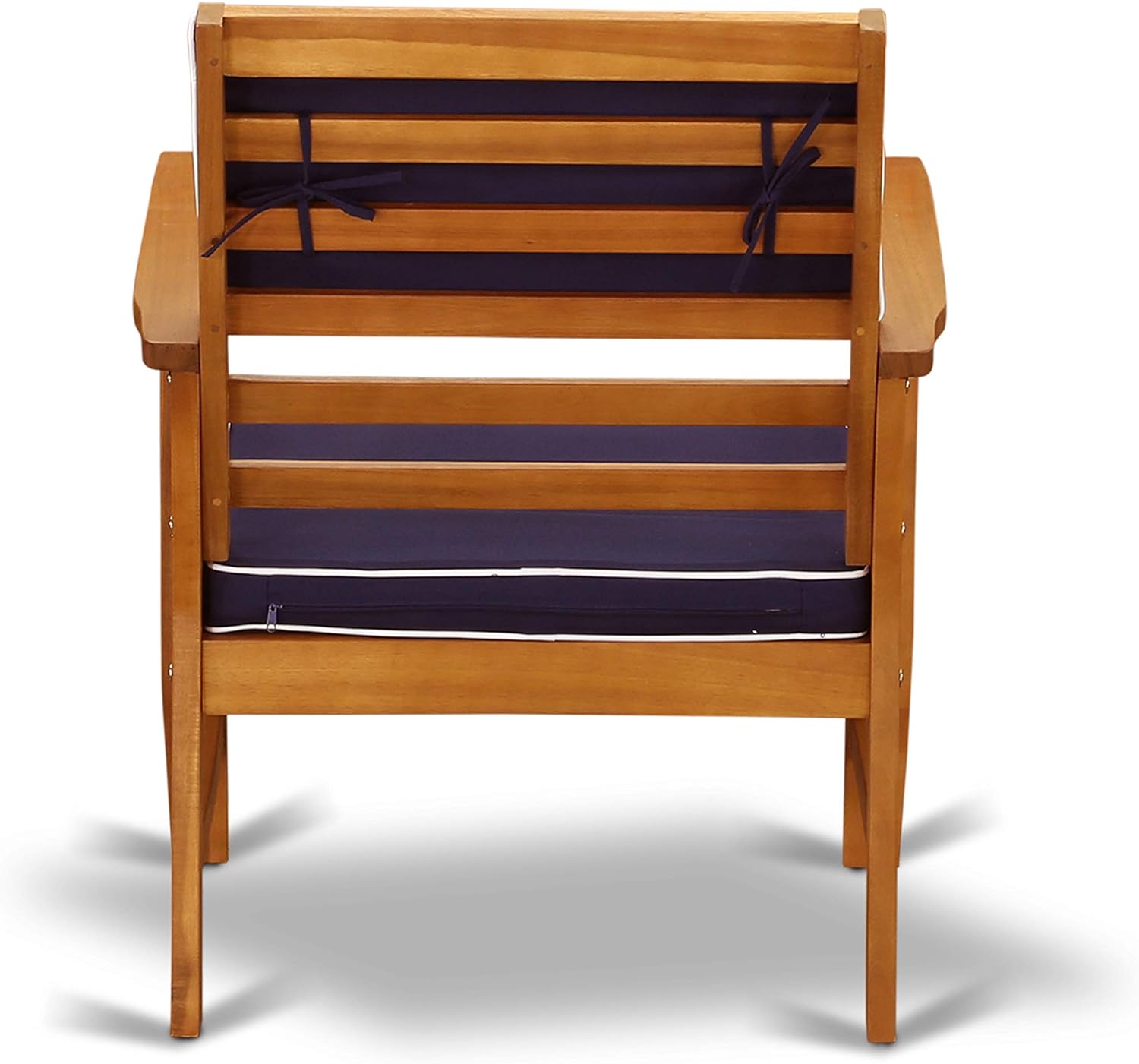 Coppell 4-piece Wood Patio Dining Set in Natural Oil