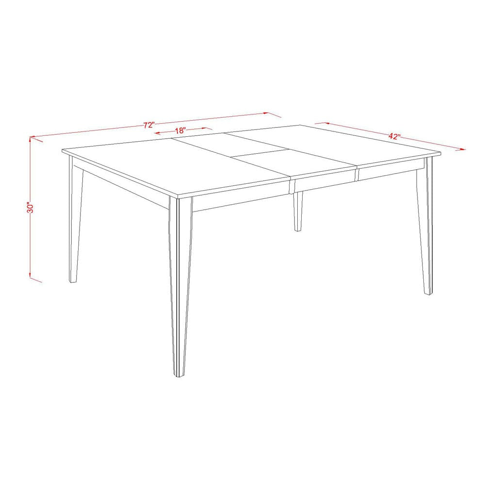 9 Pc Dining Room Cappuccino Table with Leaf & 8 upholstered Chairs Set